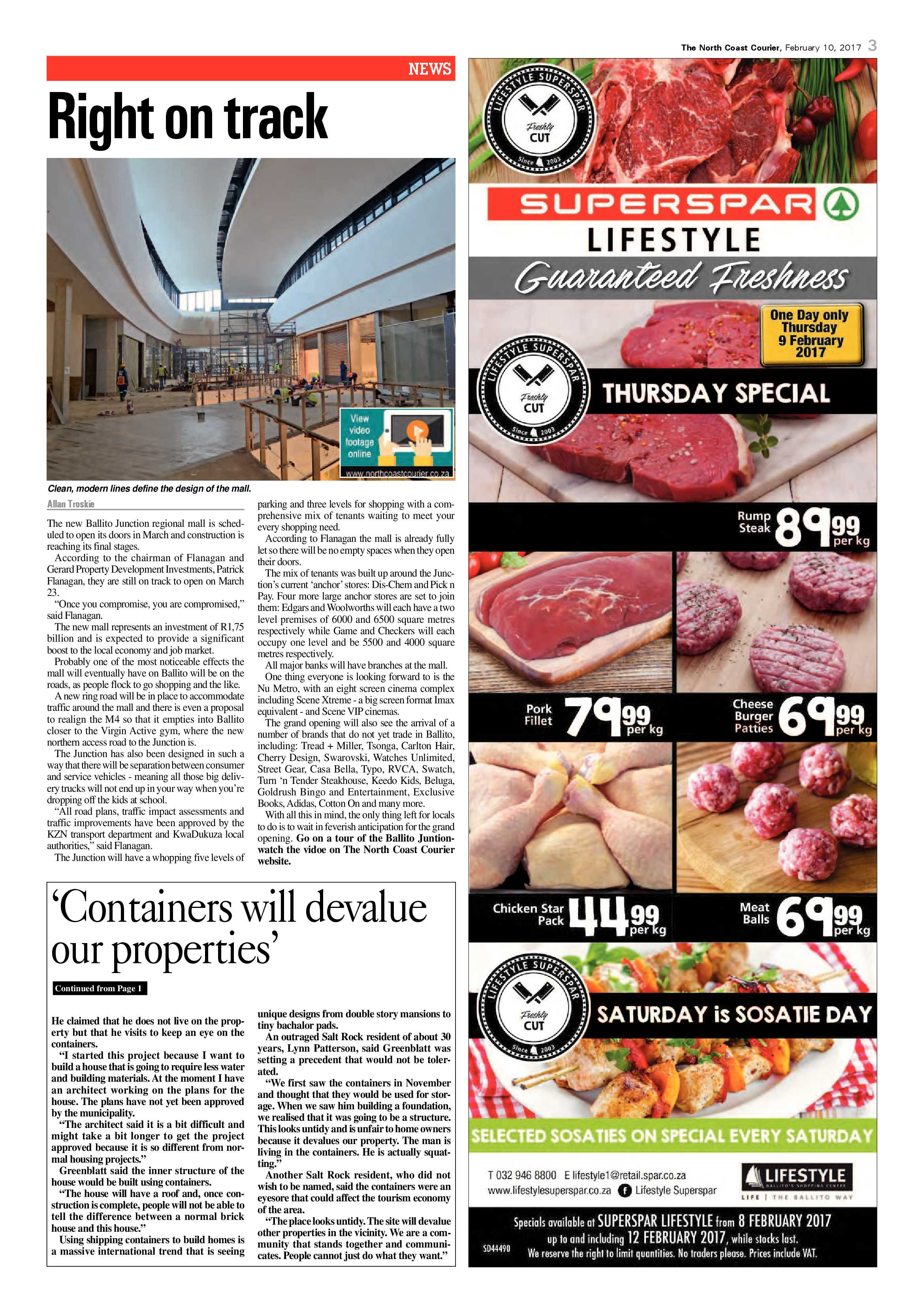 North Coast Courier – 10 February 2017 page 3