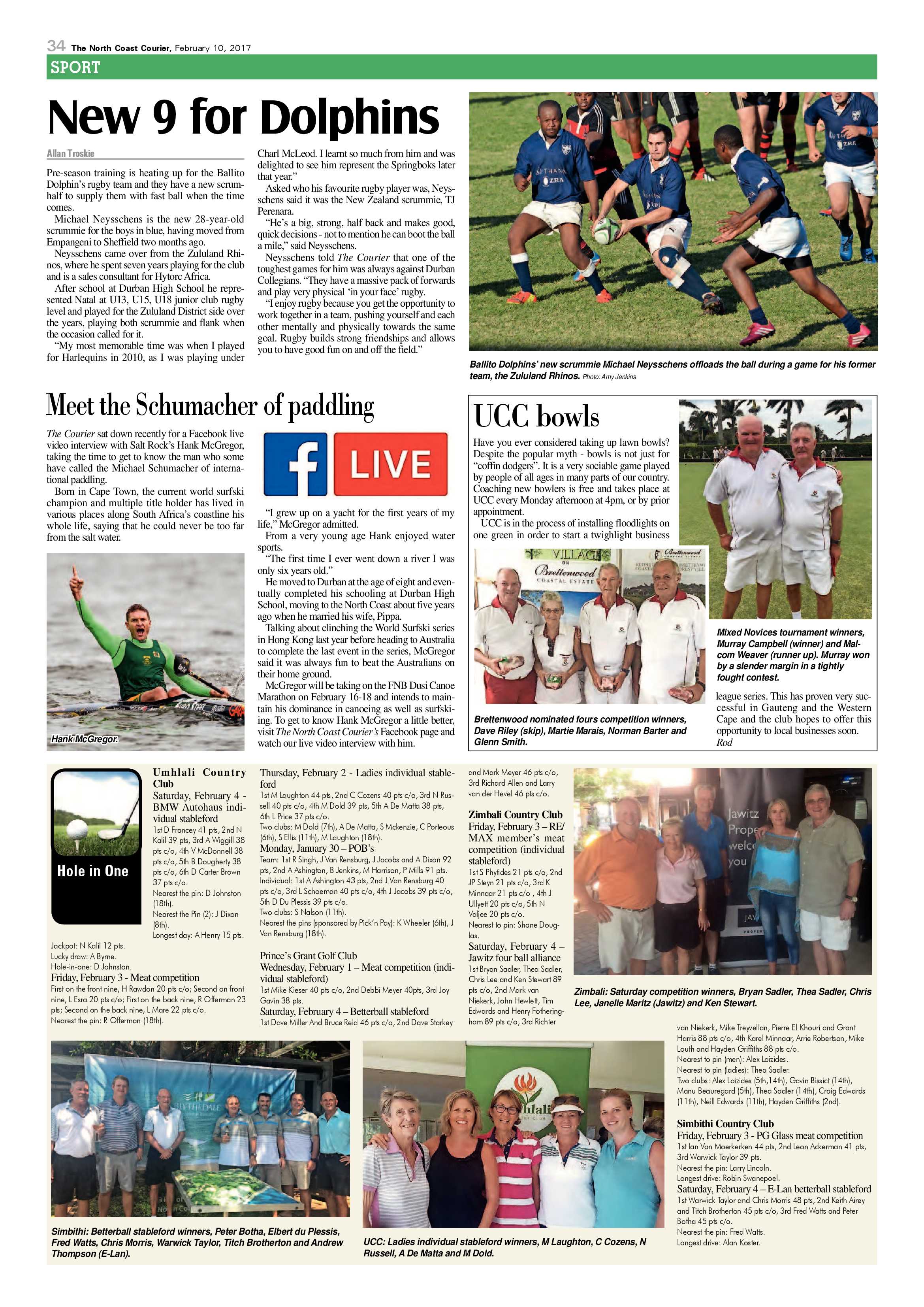 North Coast Courier – 10 February 2017 page 34