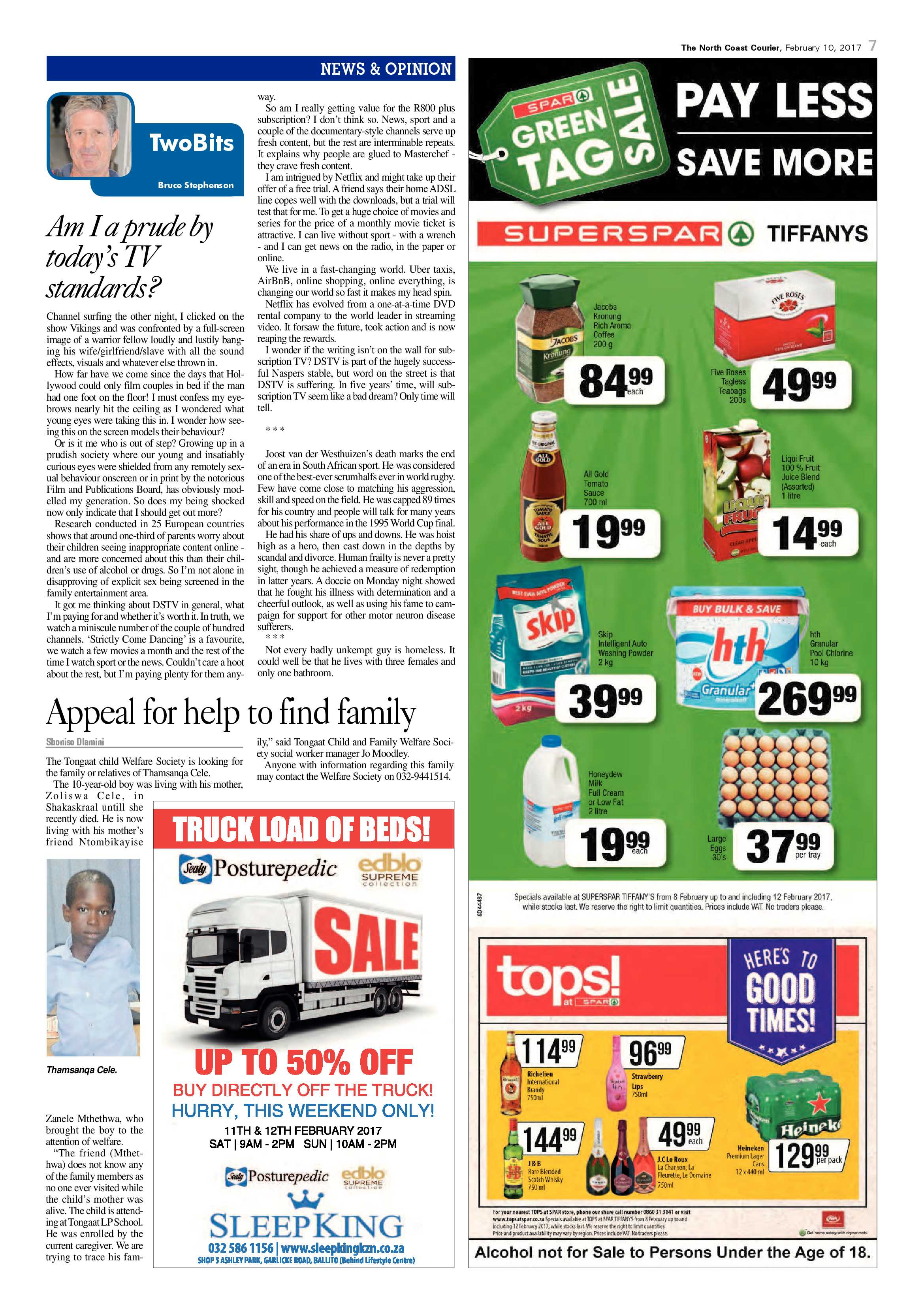 North Coast Courier – 10 February 2017 page 7