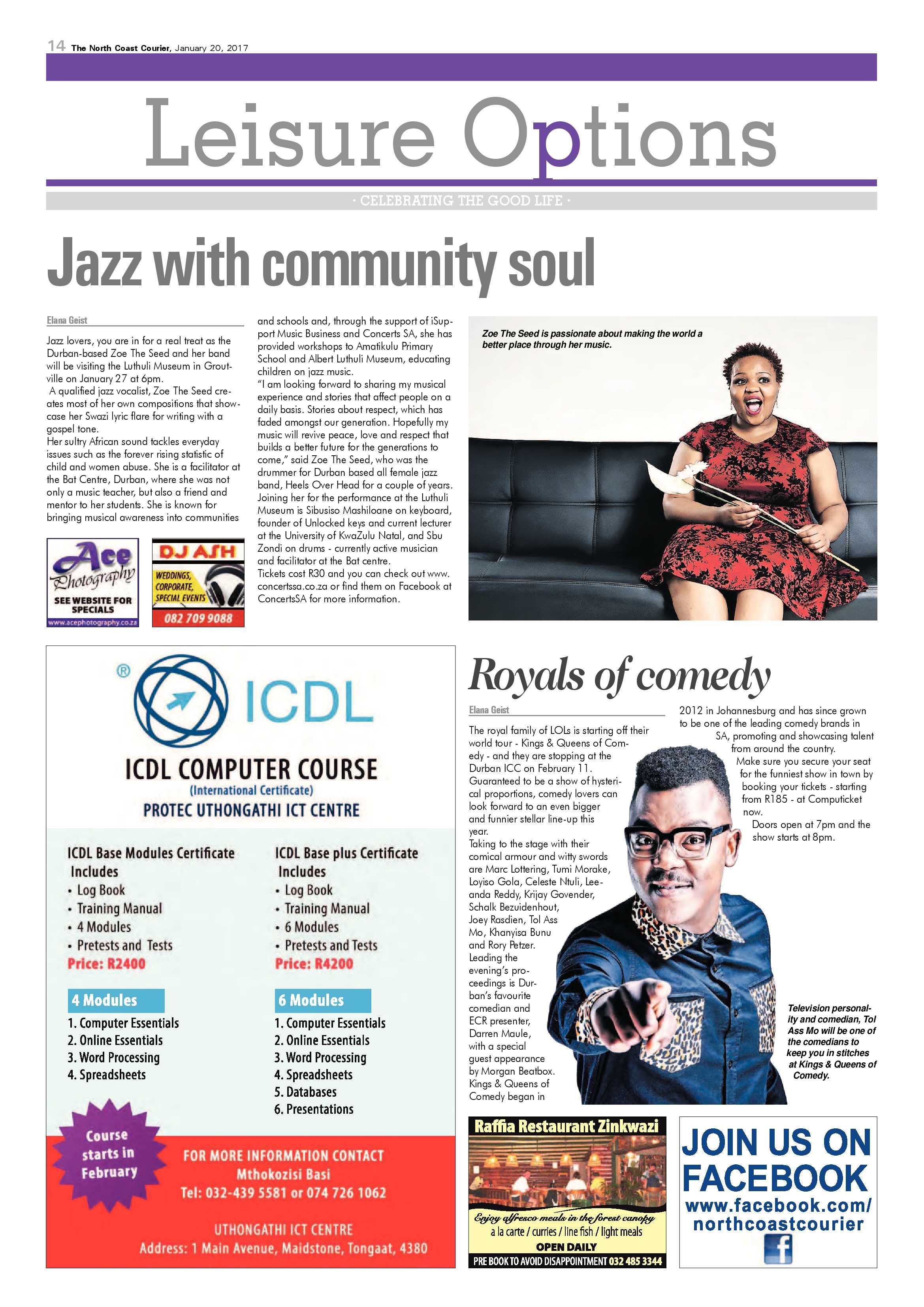 North Coast Courier – 20 January 2017 page 14