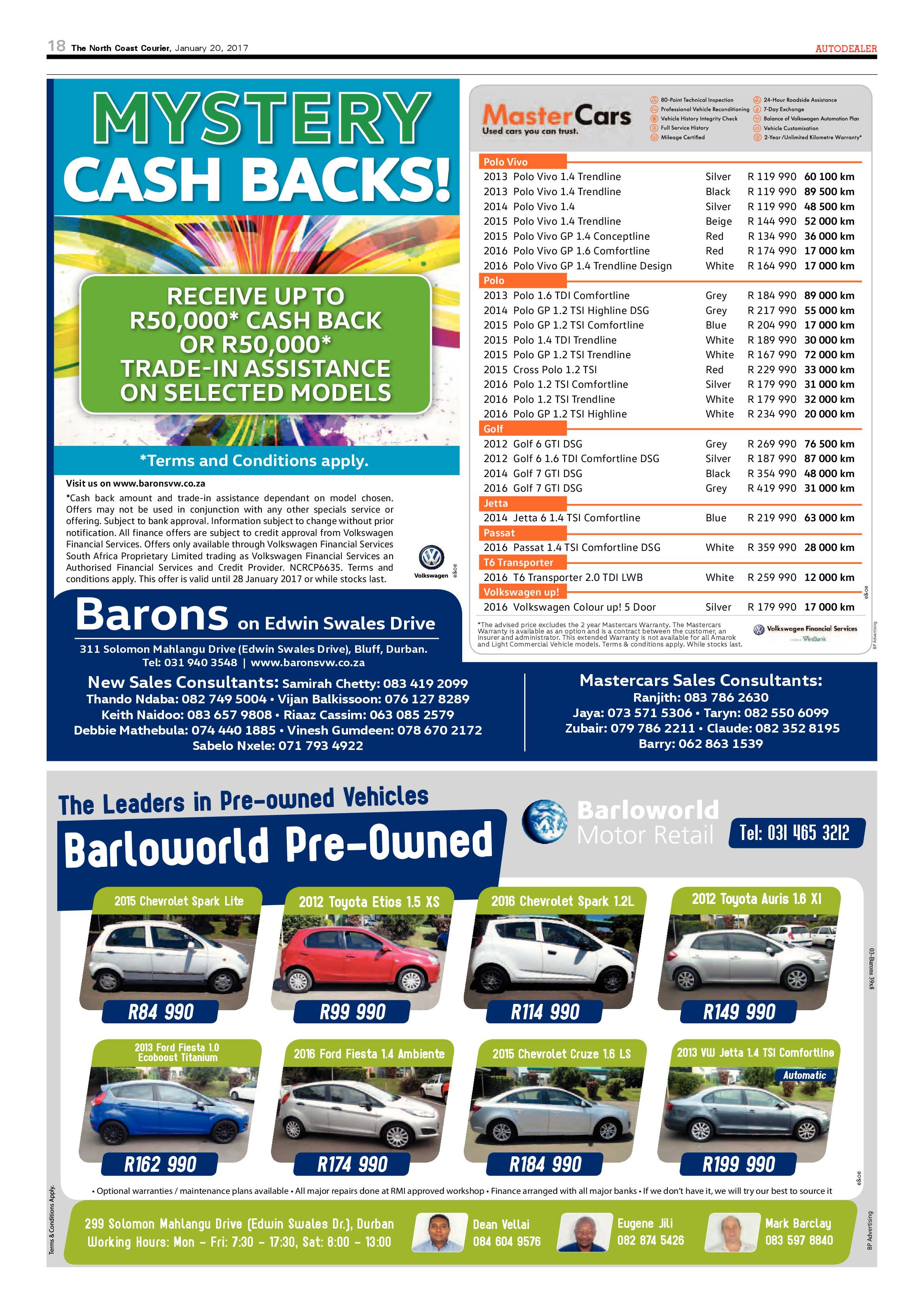 North Coast Courier – 20 January 2017 page 18