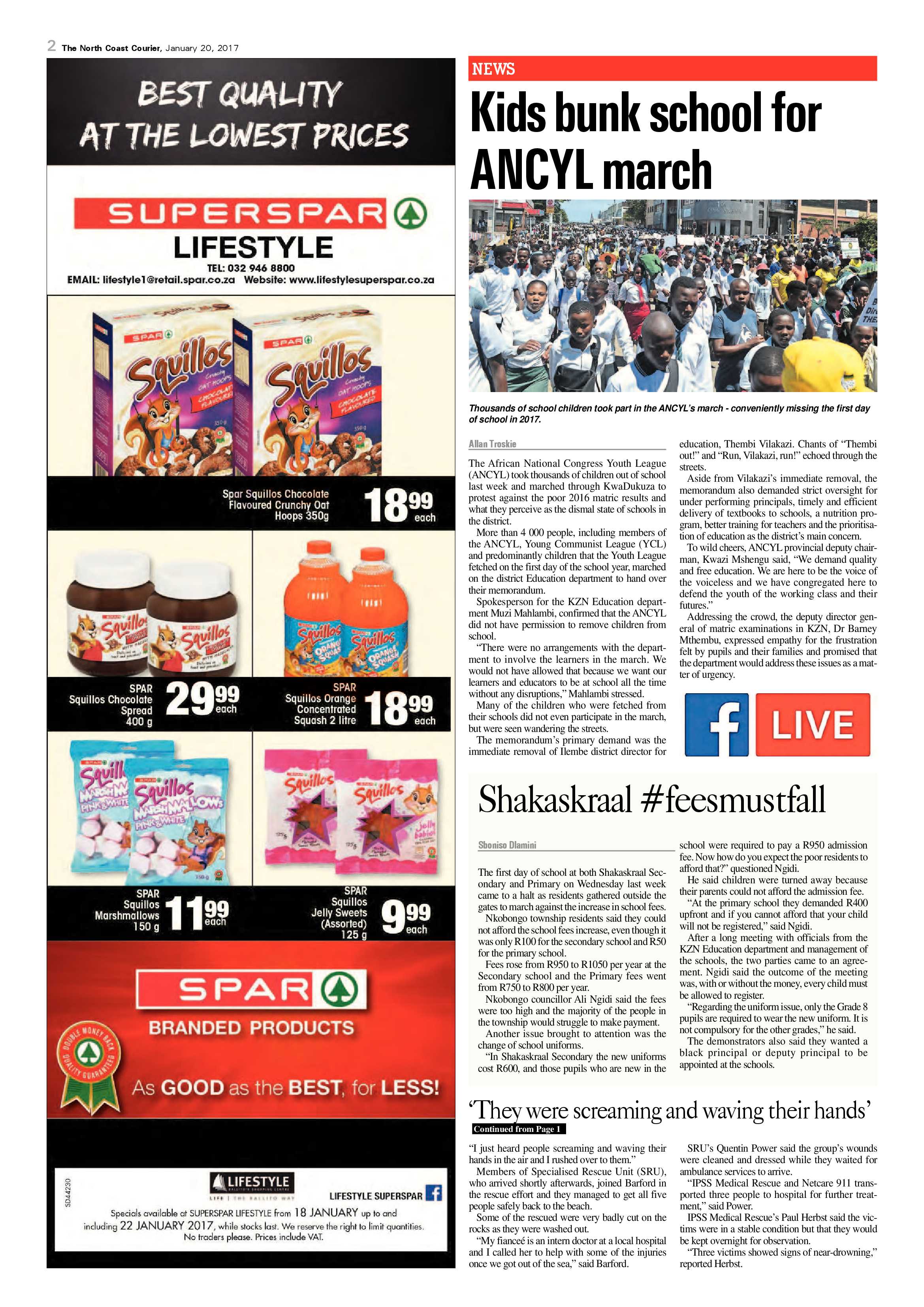 North Coast Courier – 20 January 2017 page 2