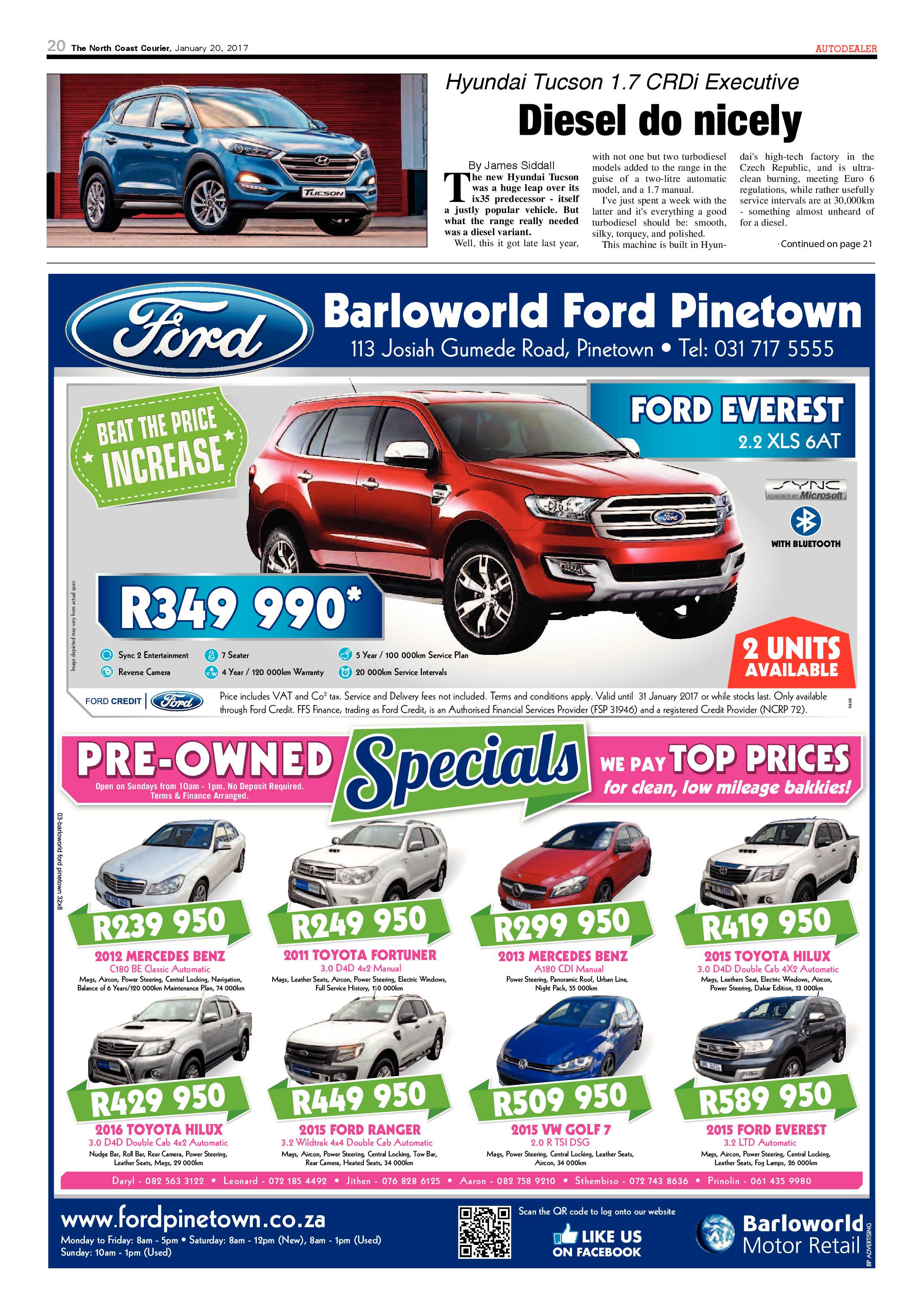 North Coast Courier – 20 January 2017 page 20