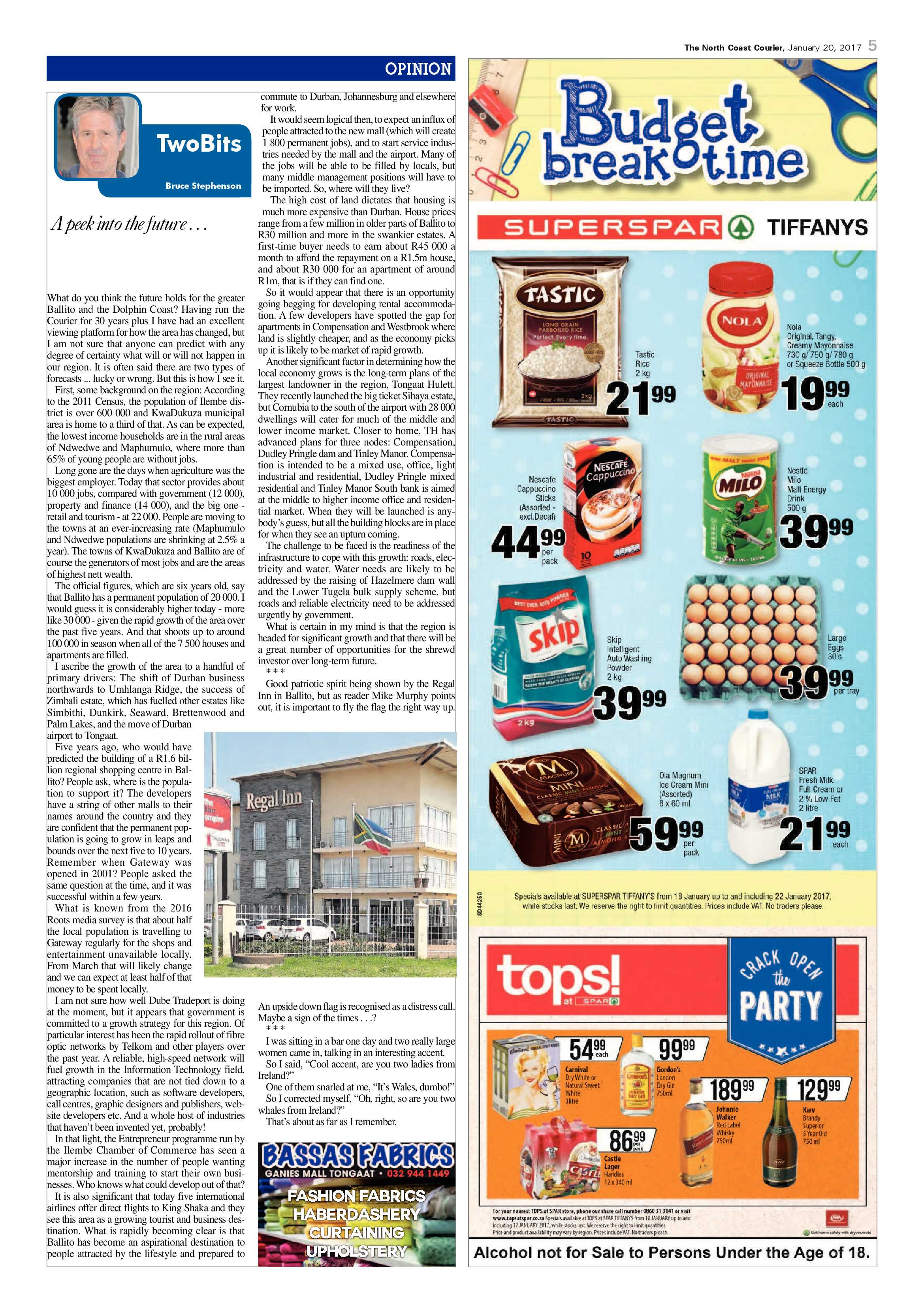 North Coast Courier – 20 January 2017 page 5