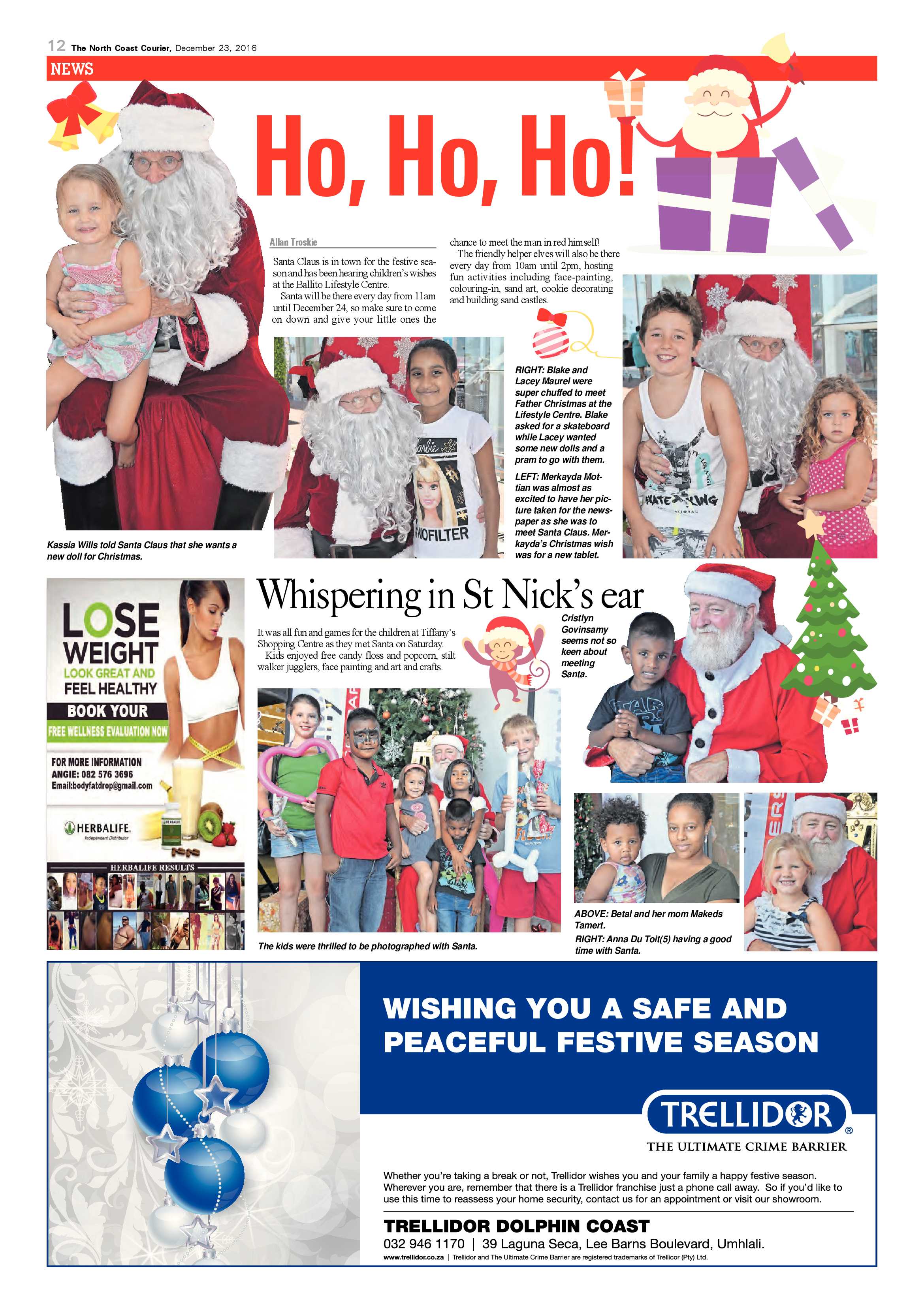 North Coast Courier – 23 December 2016 page 12