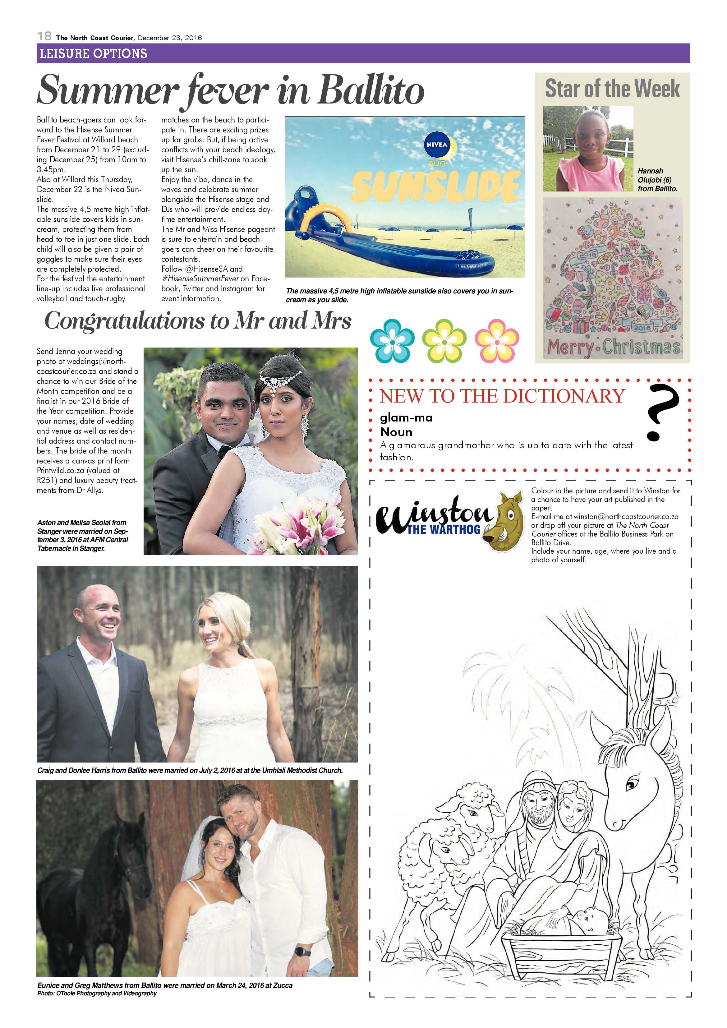North Coast Courier – 23 December 2016 page 18