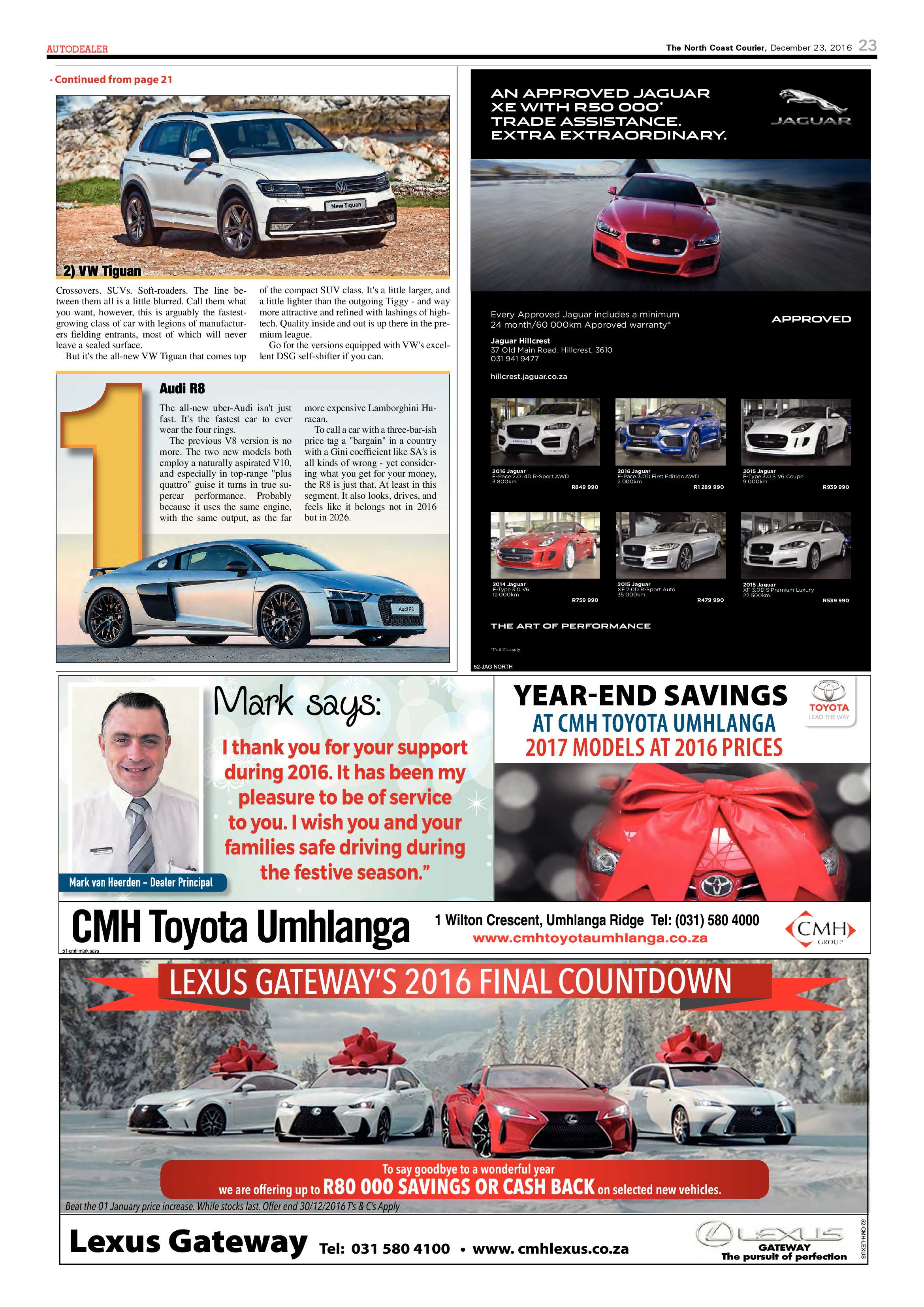 North Coast Courier – 23 December 2016 page 23