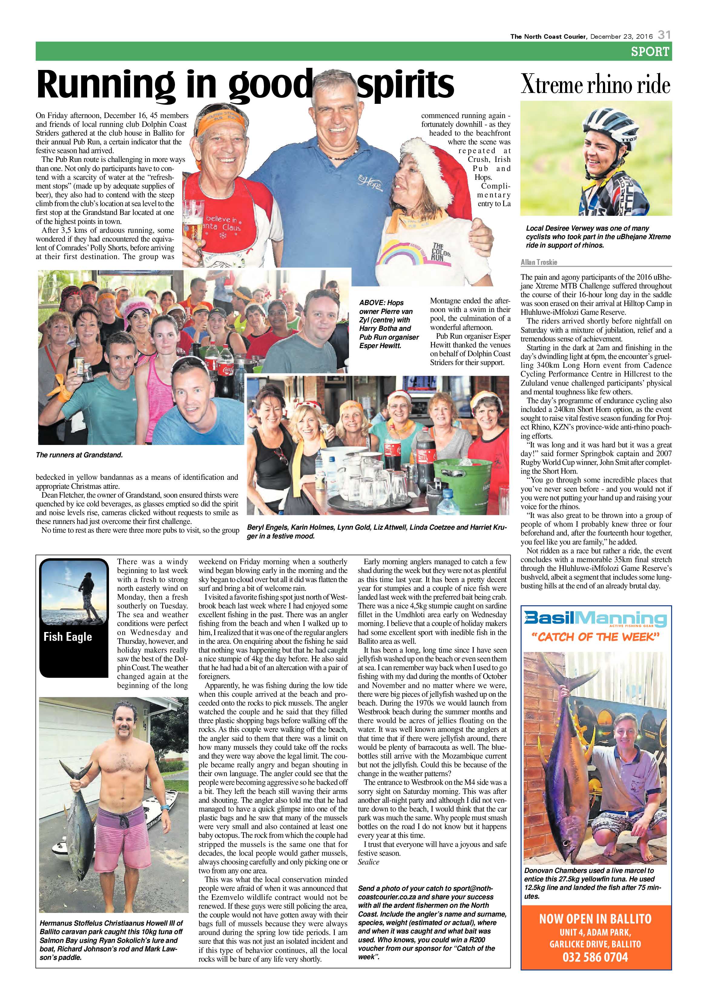 North Coast Courier – 23 December 2016 page 31