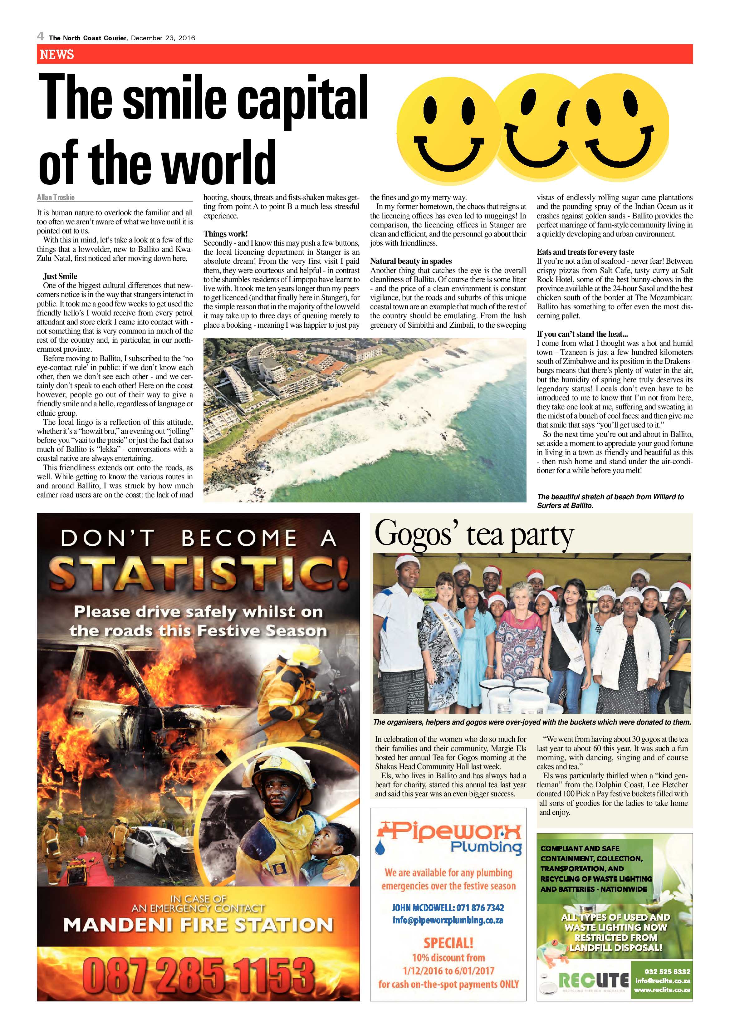 North Coast Courier – 23 December 2016 page 4