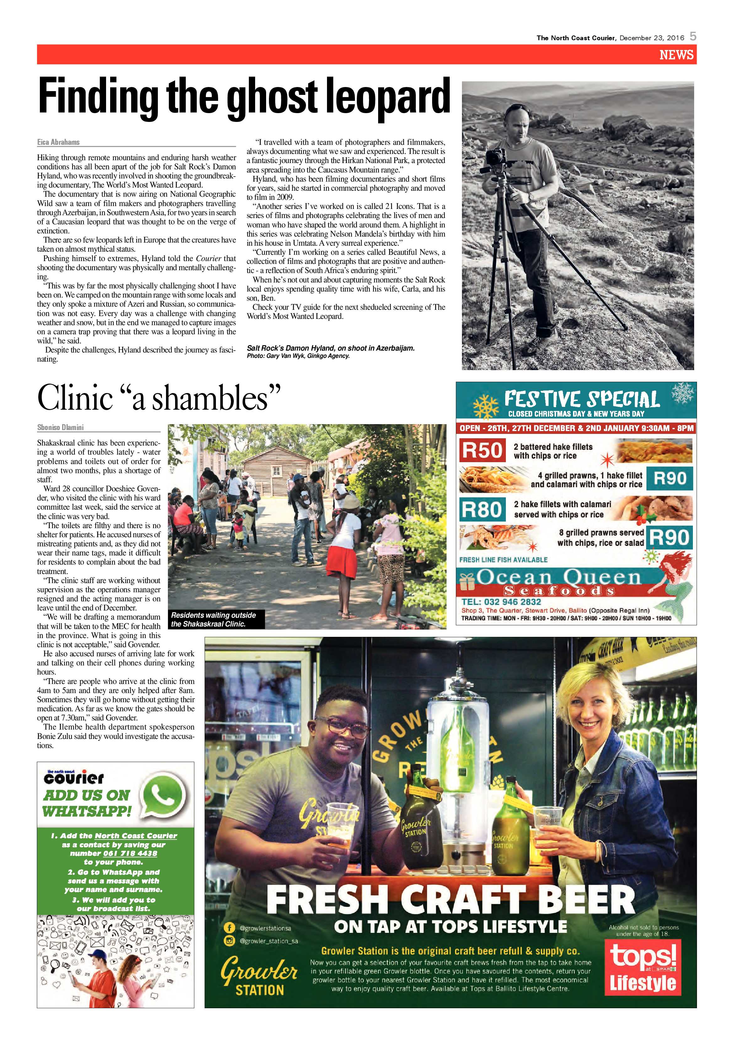 North Coast Courier – 23 December 2016 page 5