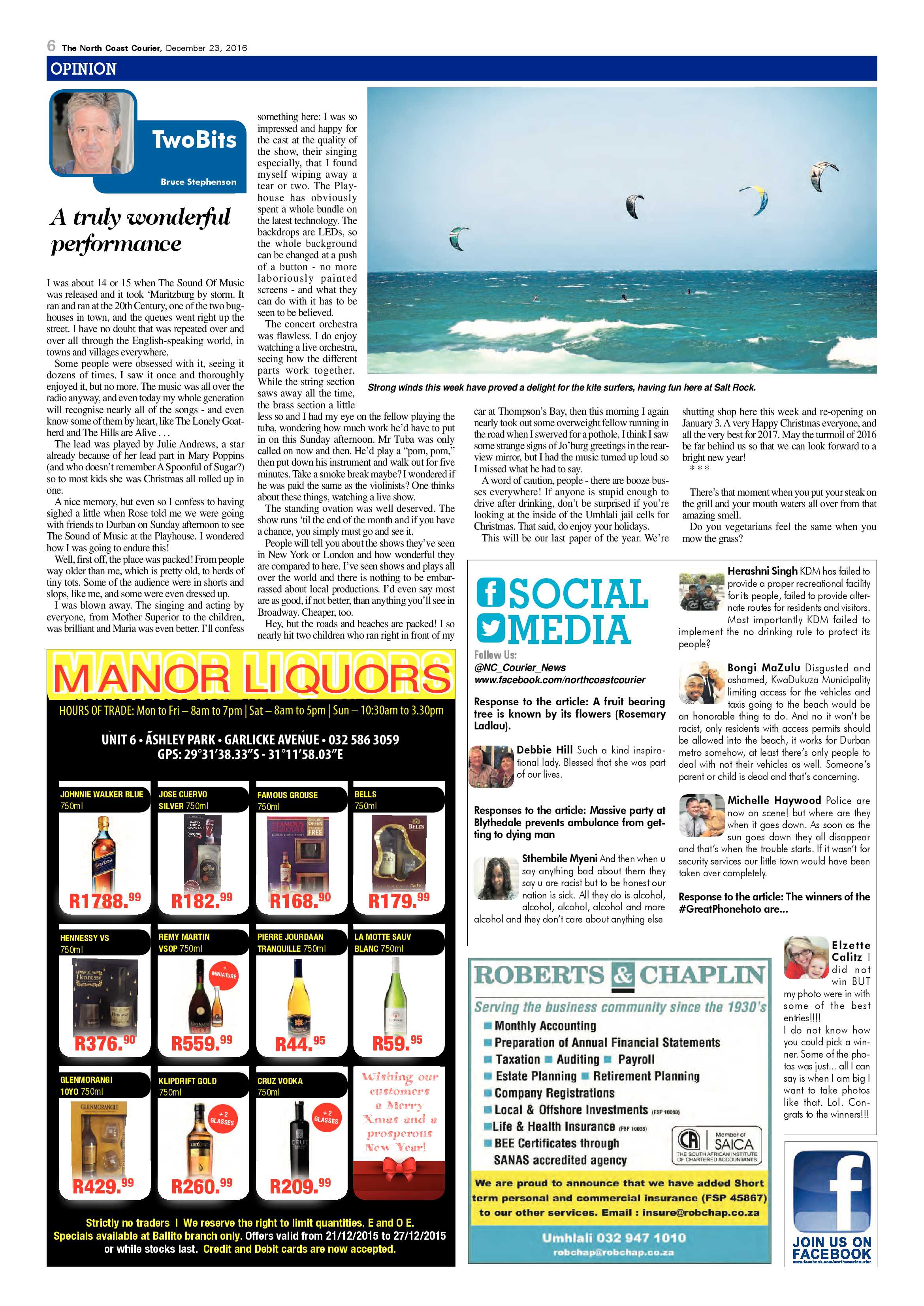 North Coast Courier – 23 December 2016 page 6