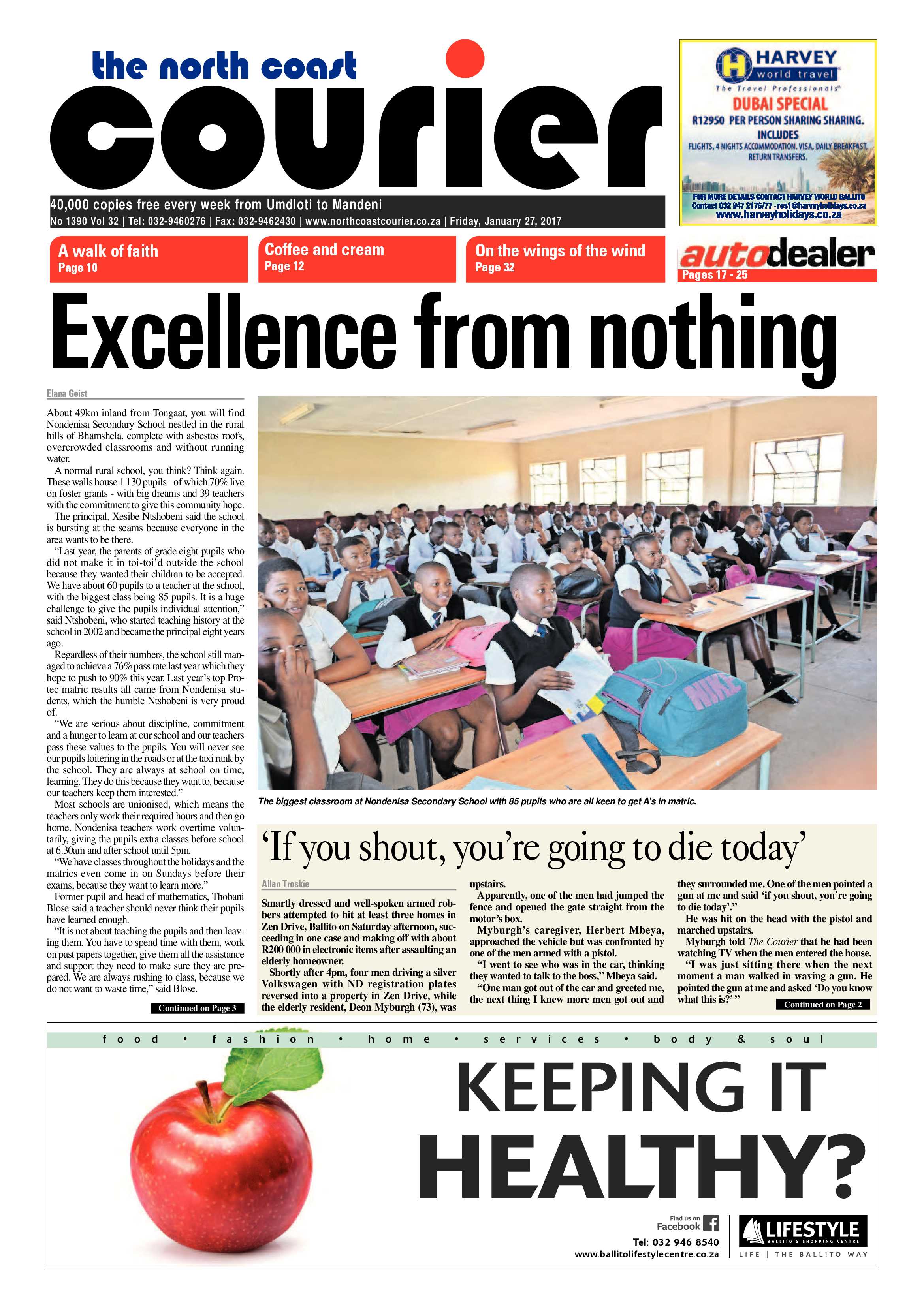 North Coast Courier – 27 January 2017 page 1