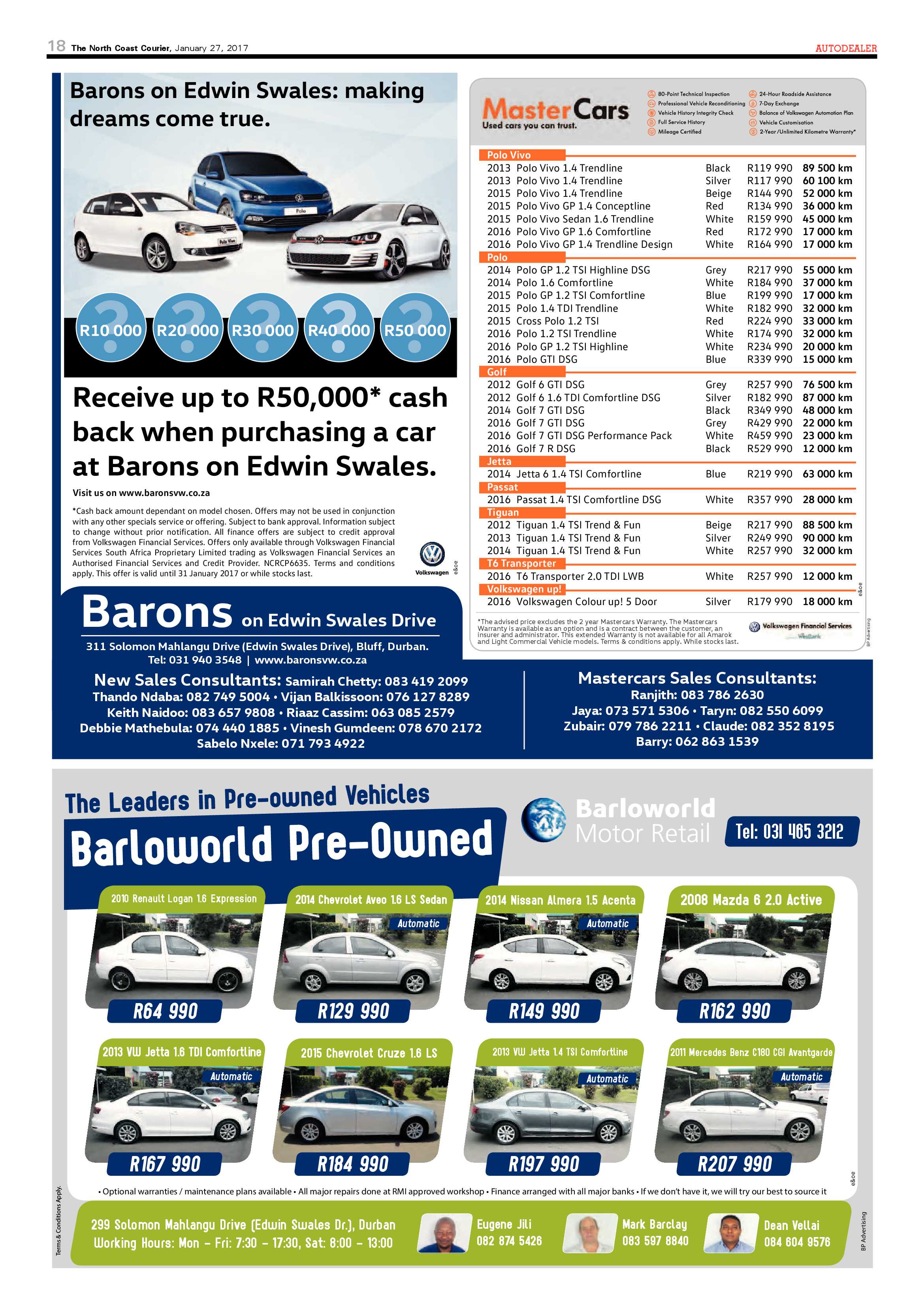 North Coast Courier – 27 January 2017 page 18