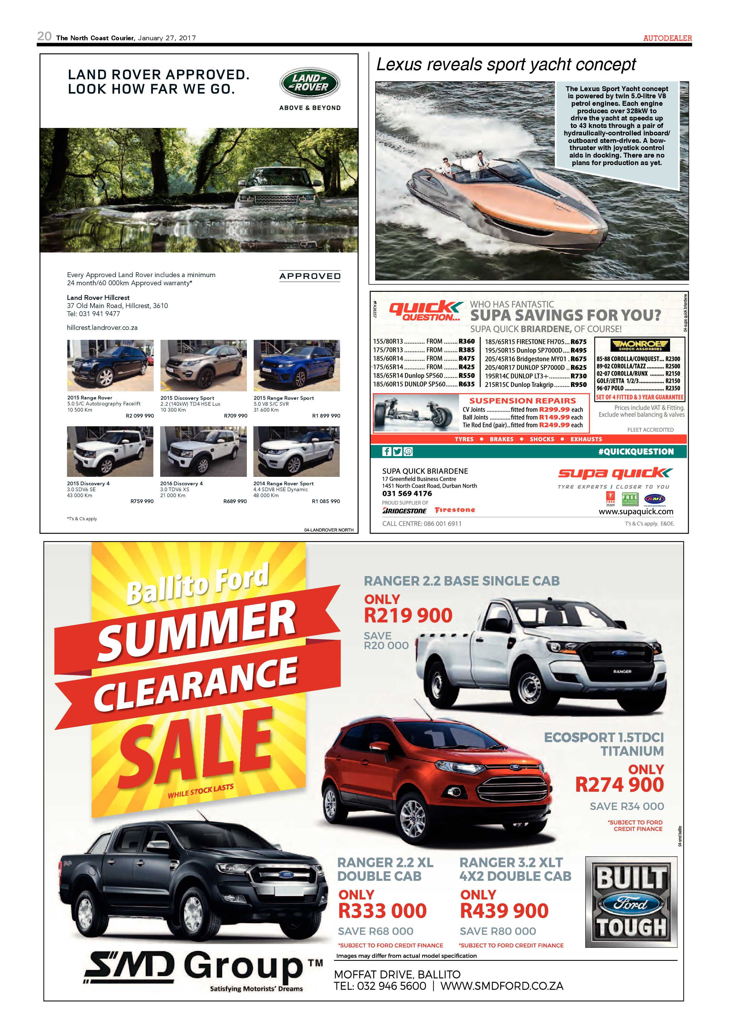 North Coast Courier – 27 January 2017 page 20