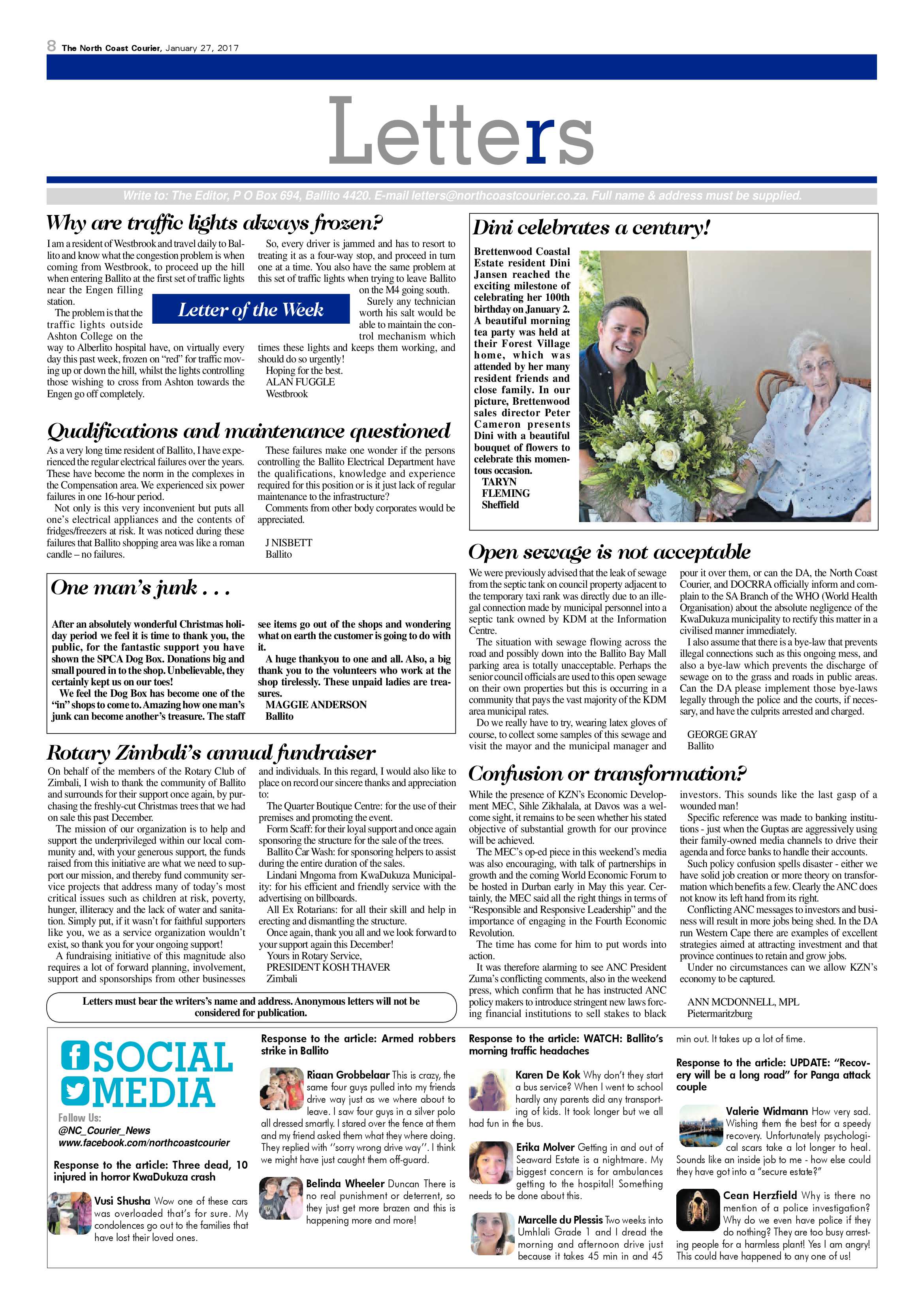 North Coast Courier – 27 January 2017 page 8