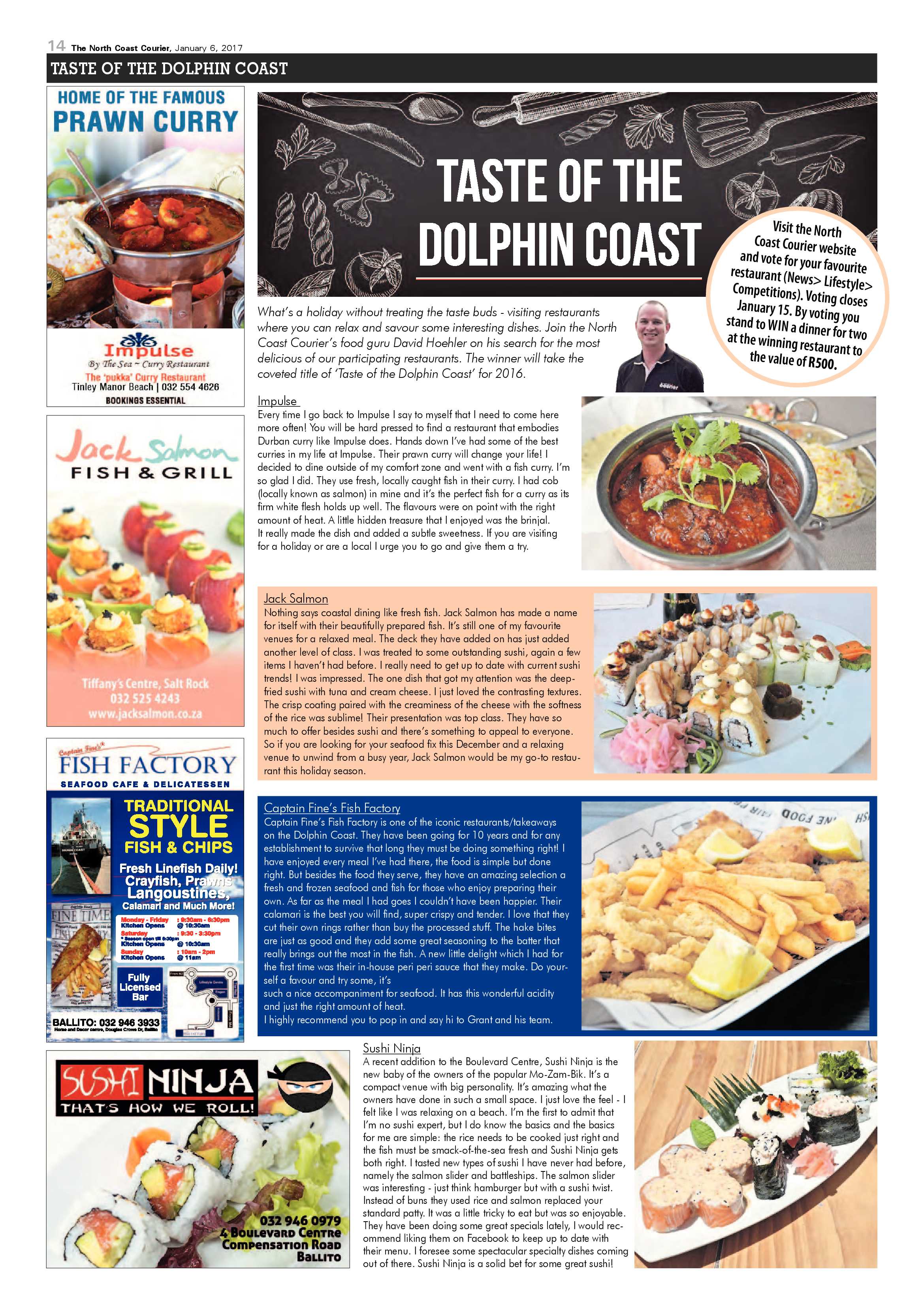 North Coast Courier – 6 January 2017 page 14