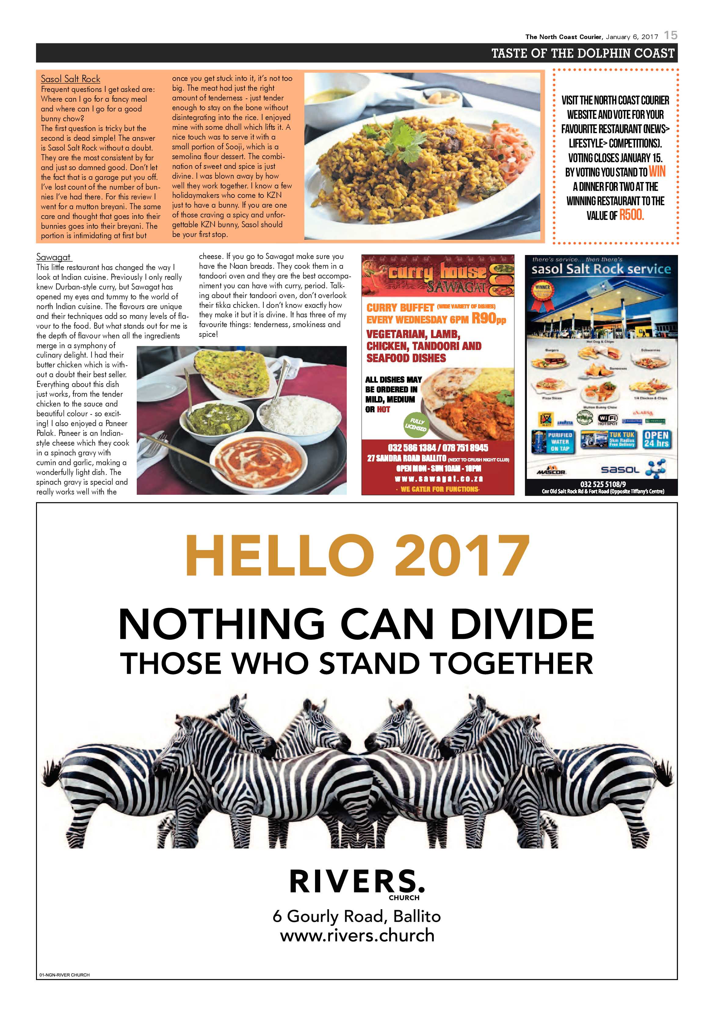 North Coast Courier – 6 January 2017 page 15