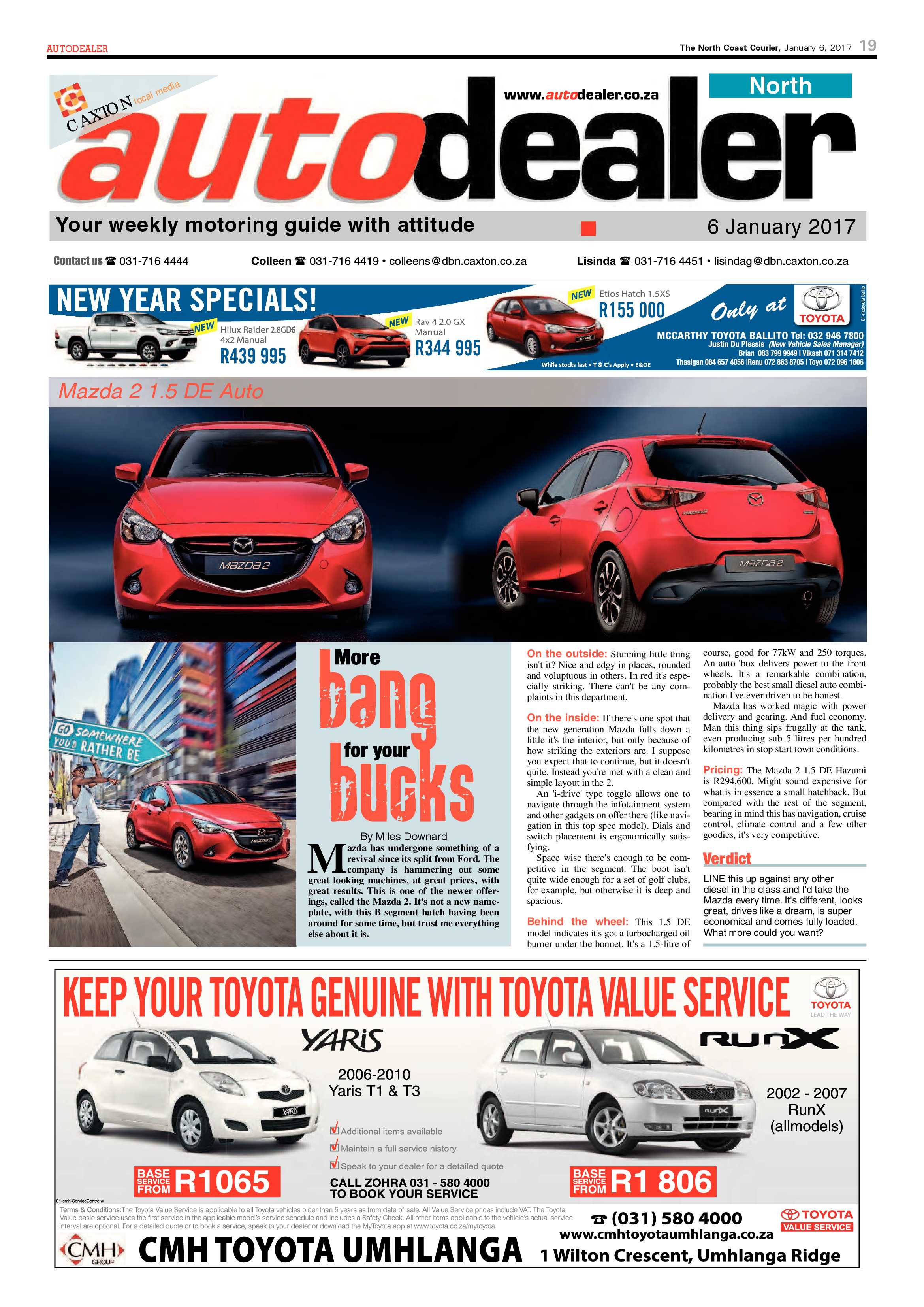 North Coast Courier – 6 January 2017 page 19