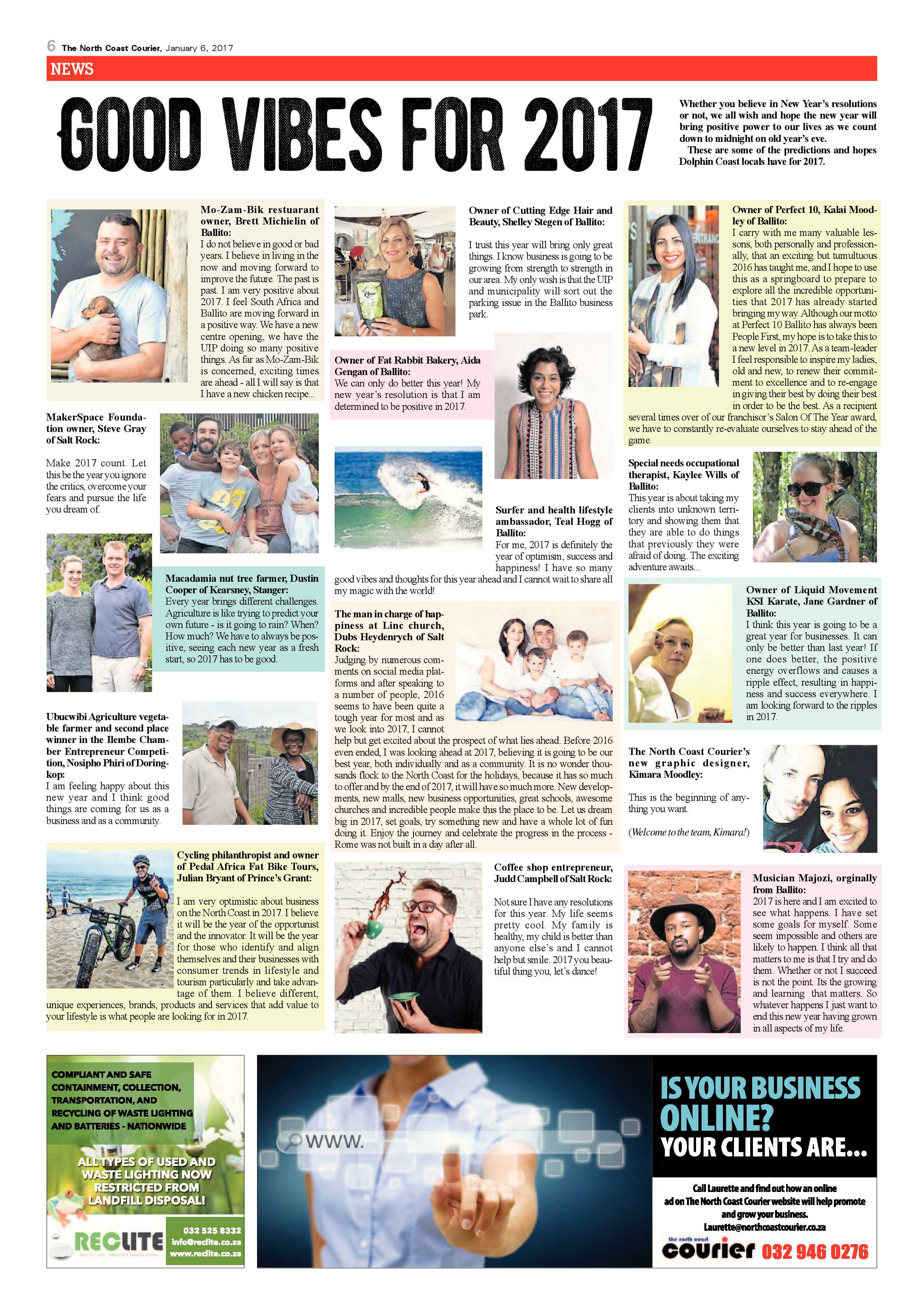 North Coast Courier – 6 January 2017 page 6