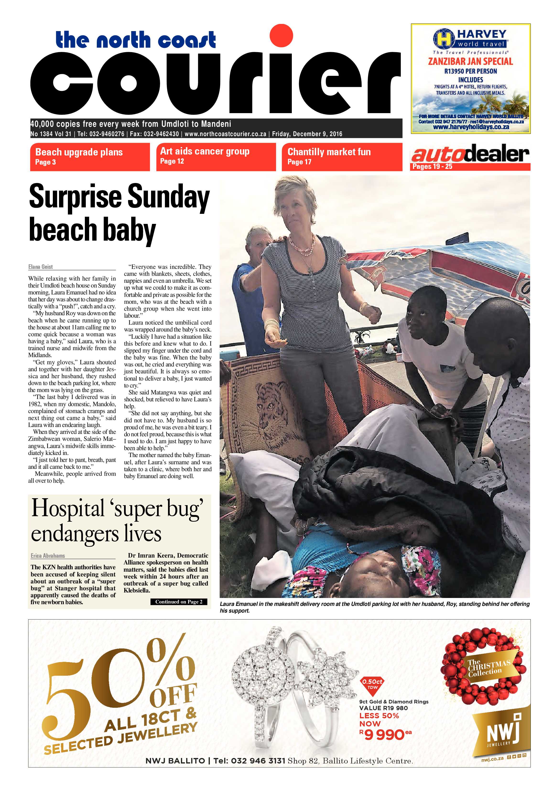 North Coast Courier – 09 December 2016 page 1