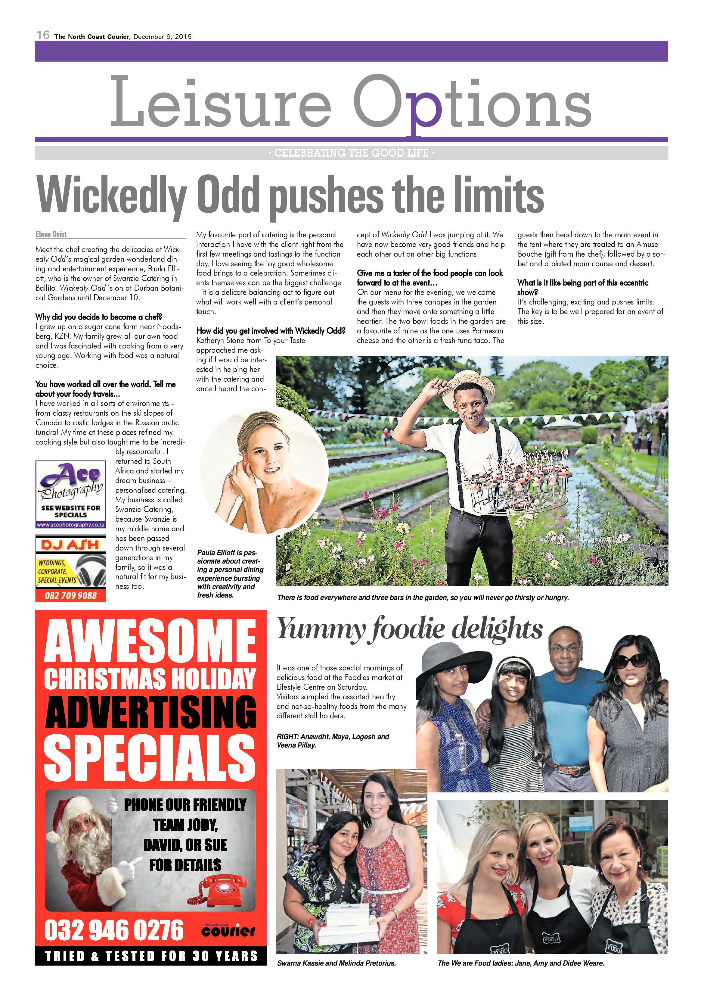 North Coast Courier – 09 December 2016 page 16