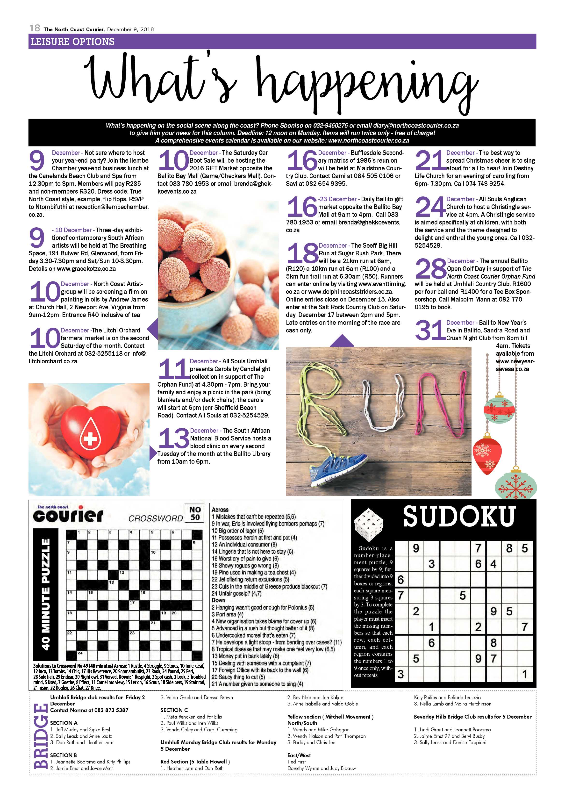 North Coast Courier – 09 December 2016 page 18
