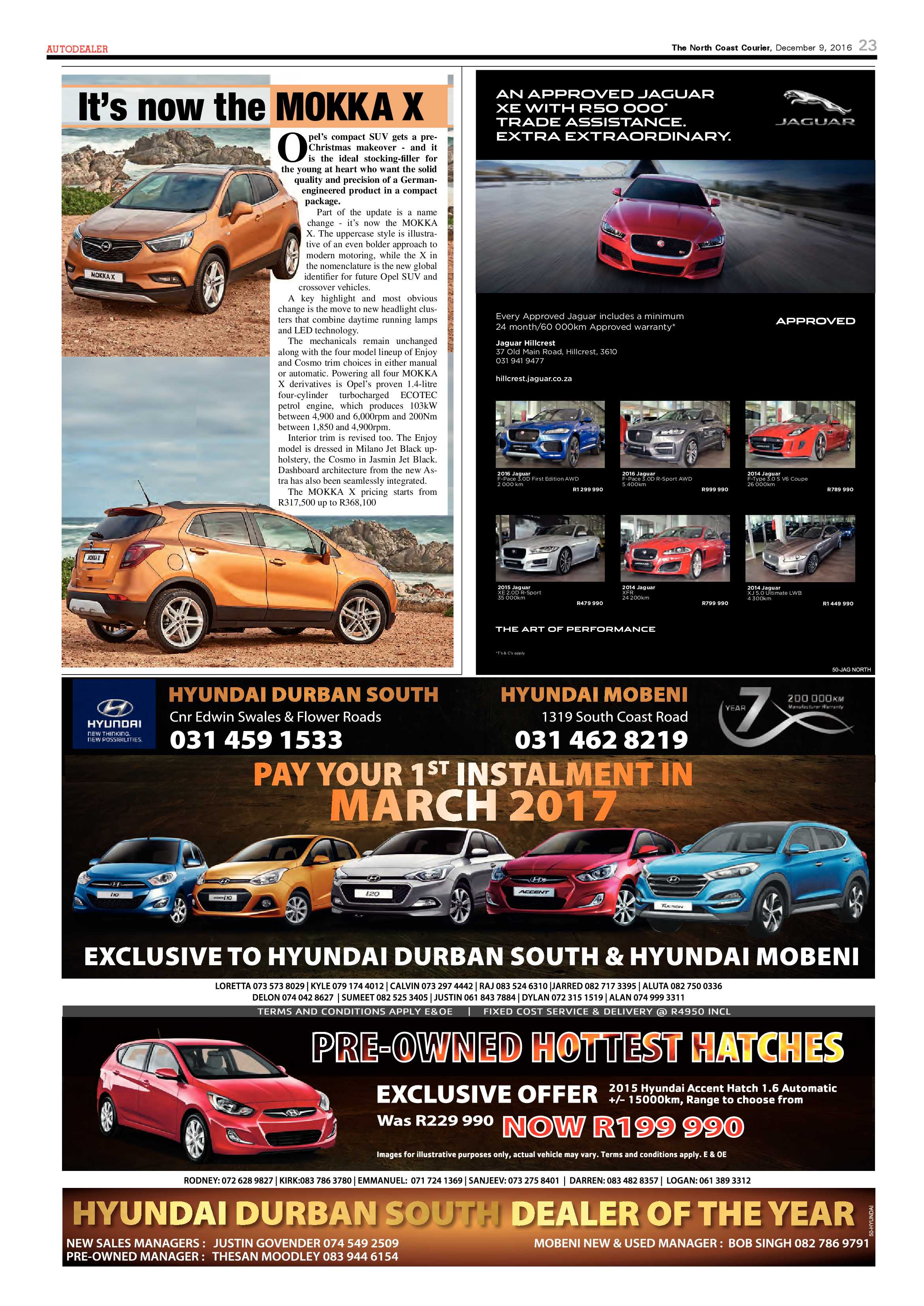 North Coast Courier – 09 December 2016 page 23
