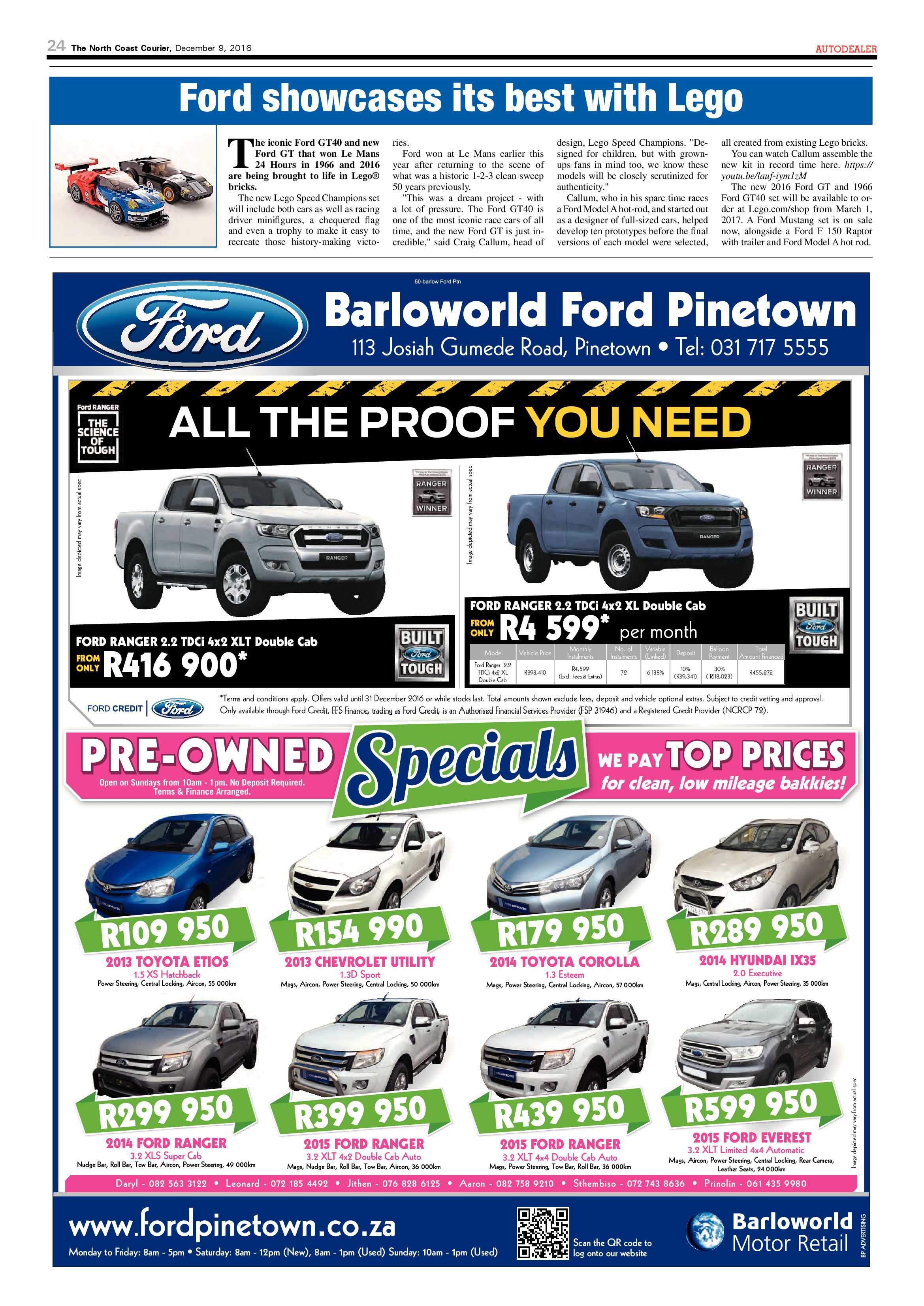 North Coast Courier – 09 December 2016 page 24