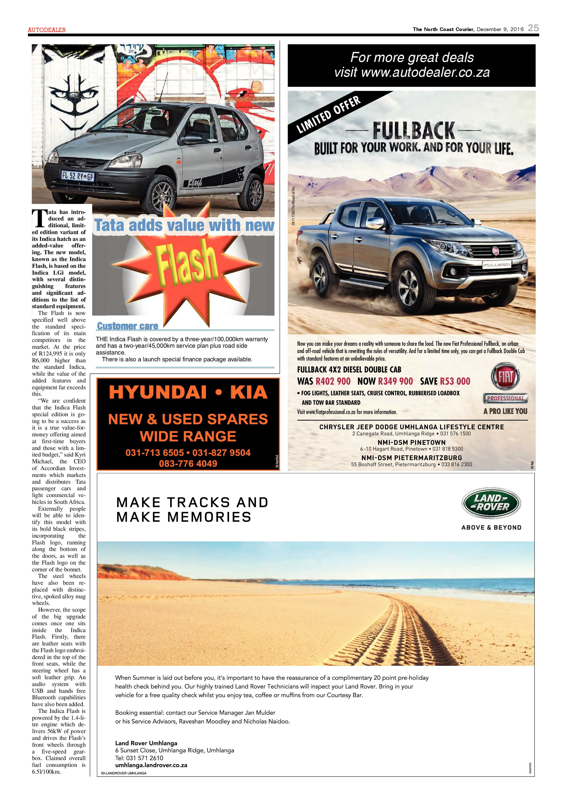 North Coast Courier – 09 December 2016 page 25