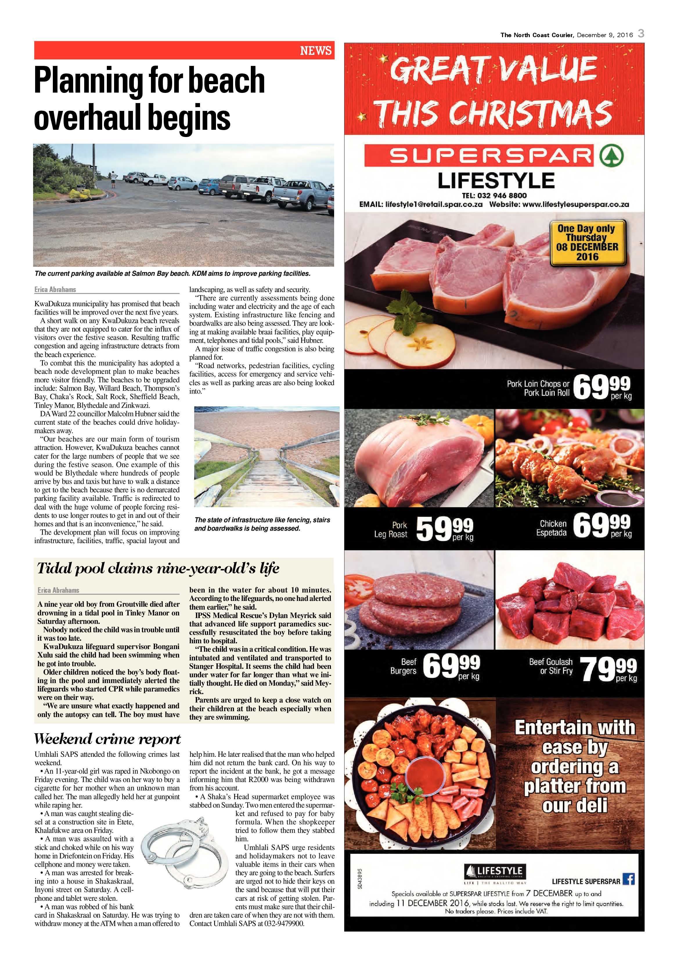 North Coast Courier – 09 December 2016 page 3