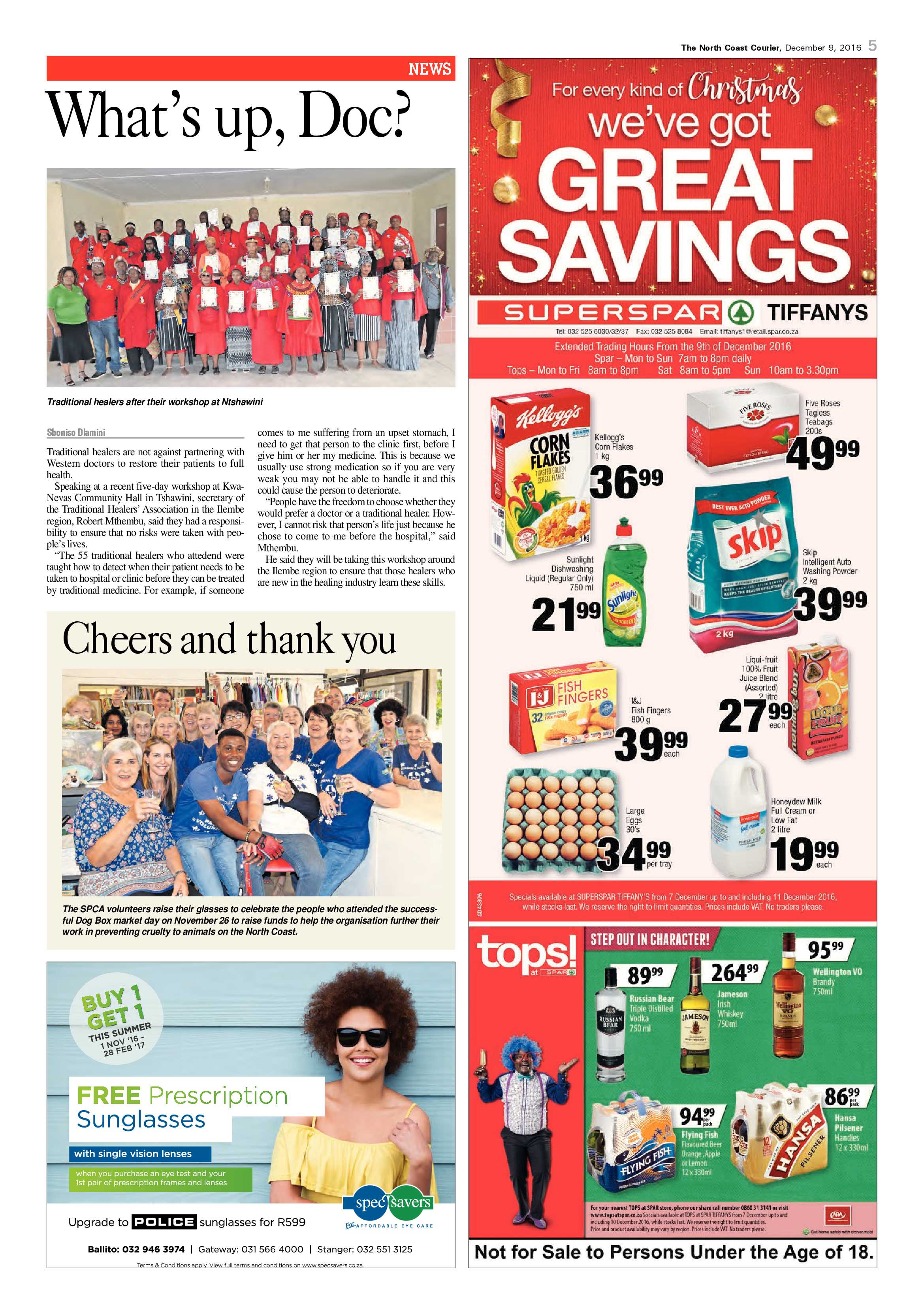 North Coast Courier – 09 December 2016 page 5