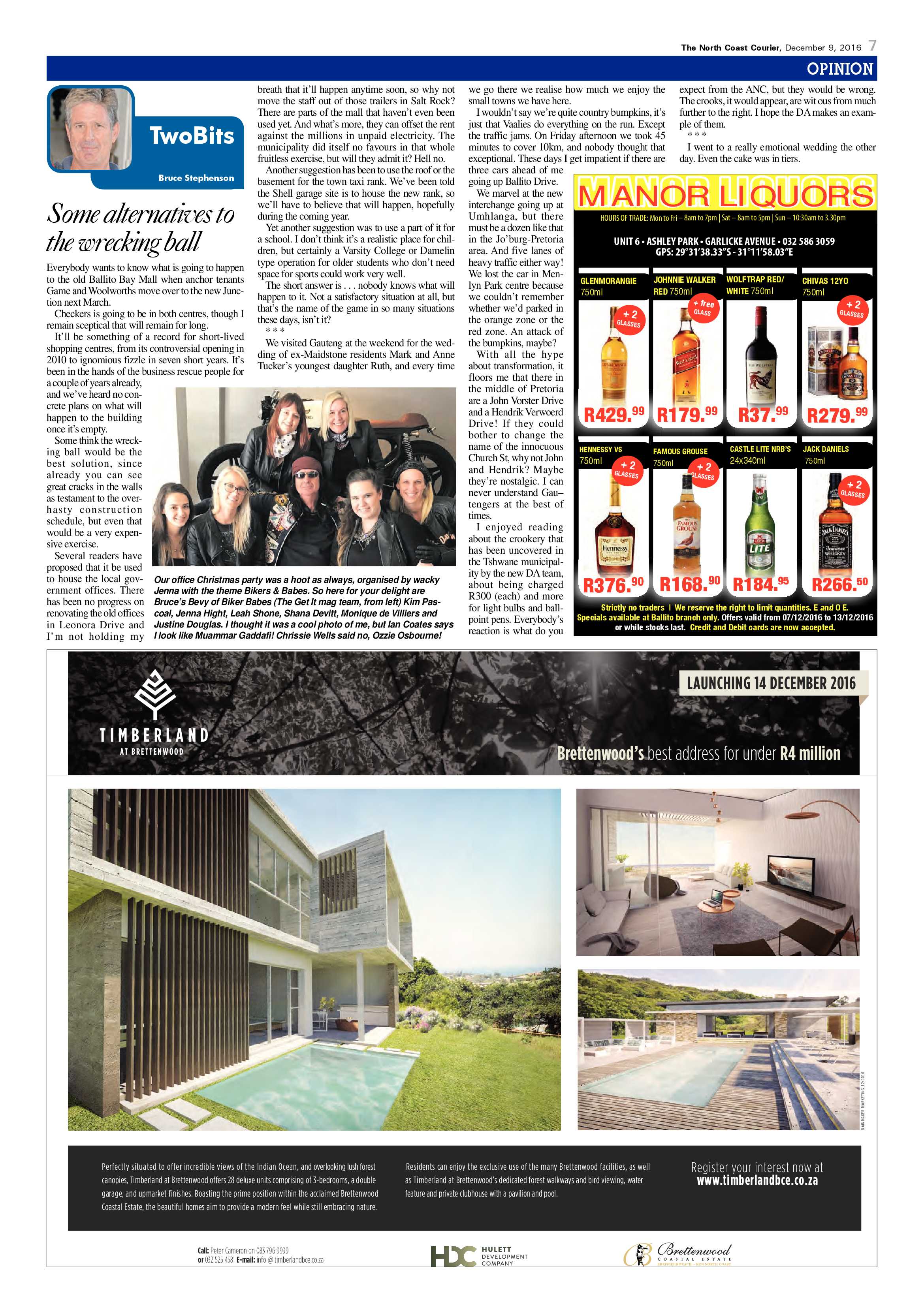 North Coast Courier – 09 December 2016 page 7