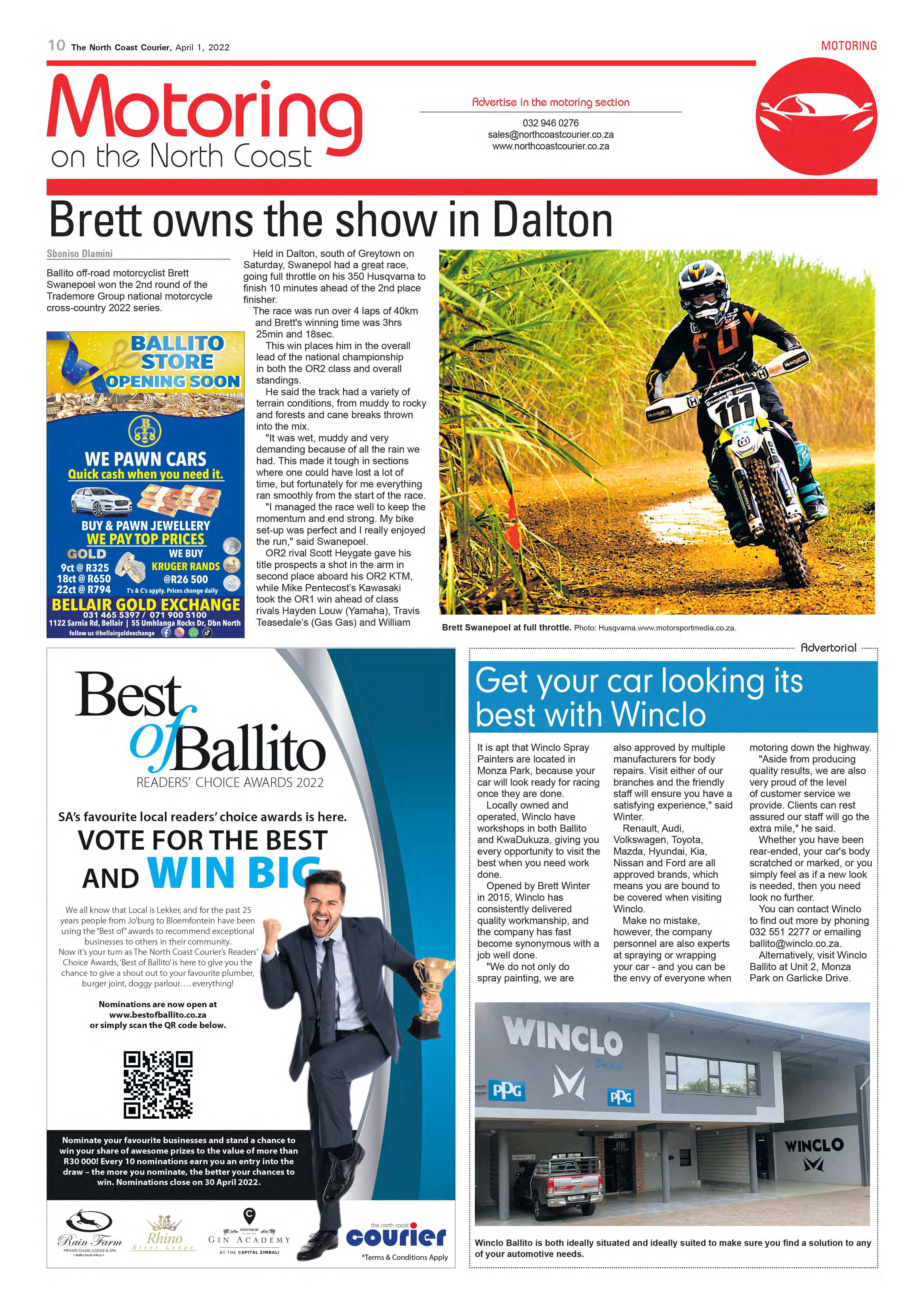 North Coast Courier 01 April 2022 page 10