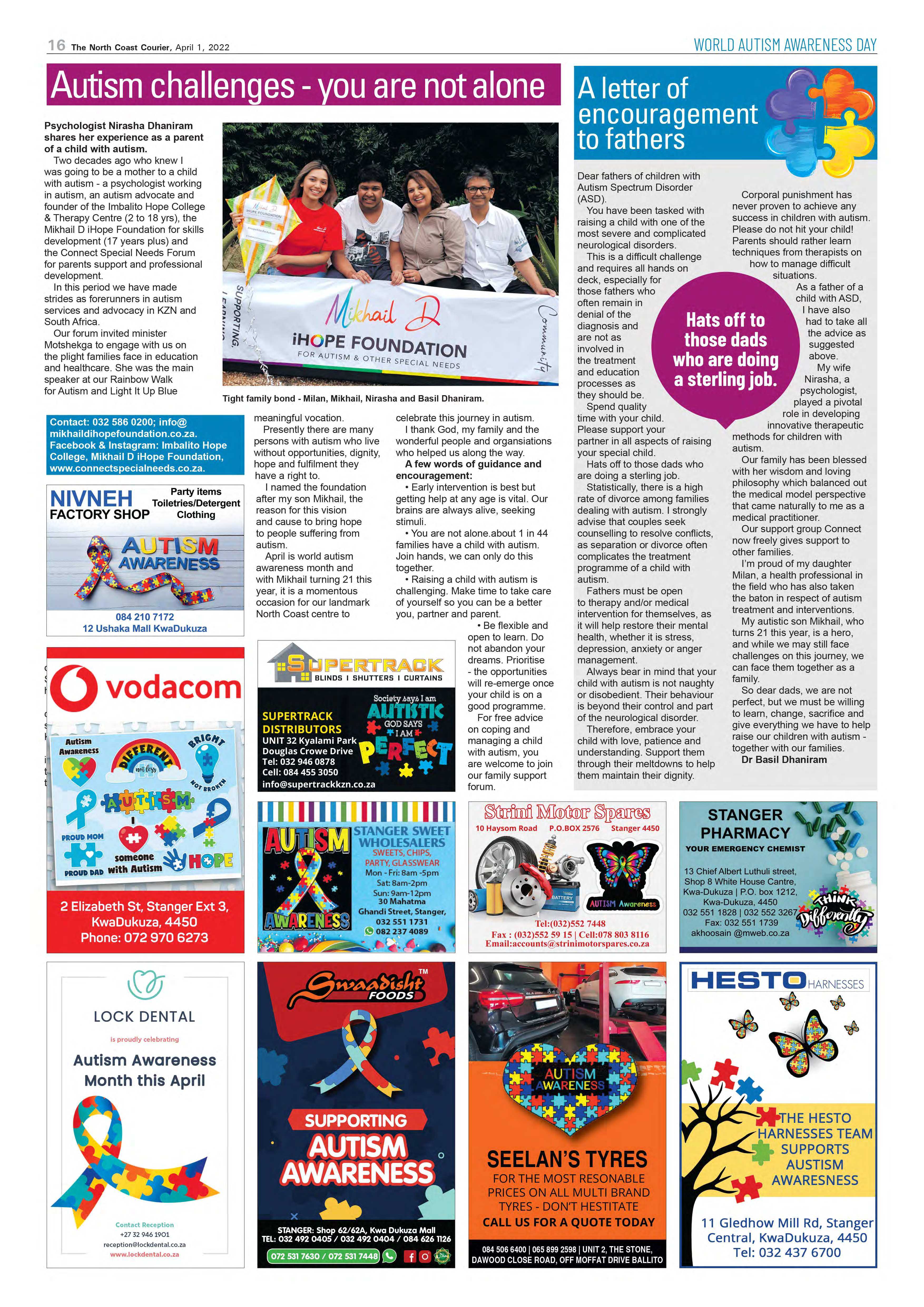 North Coast Courier 01 April 2022 page 16