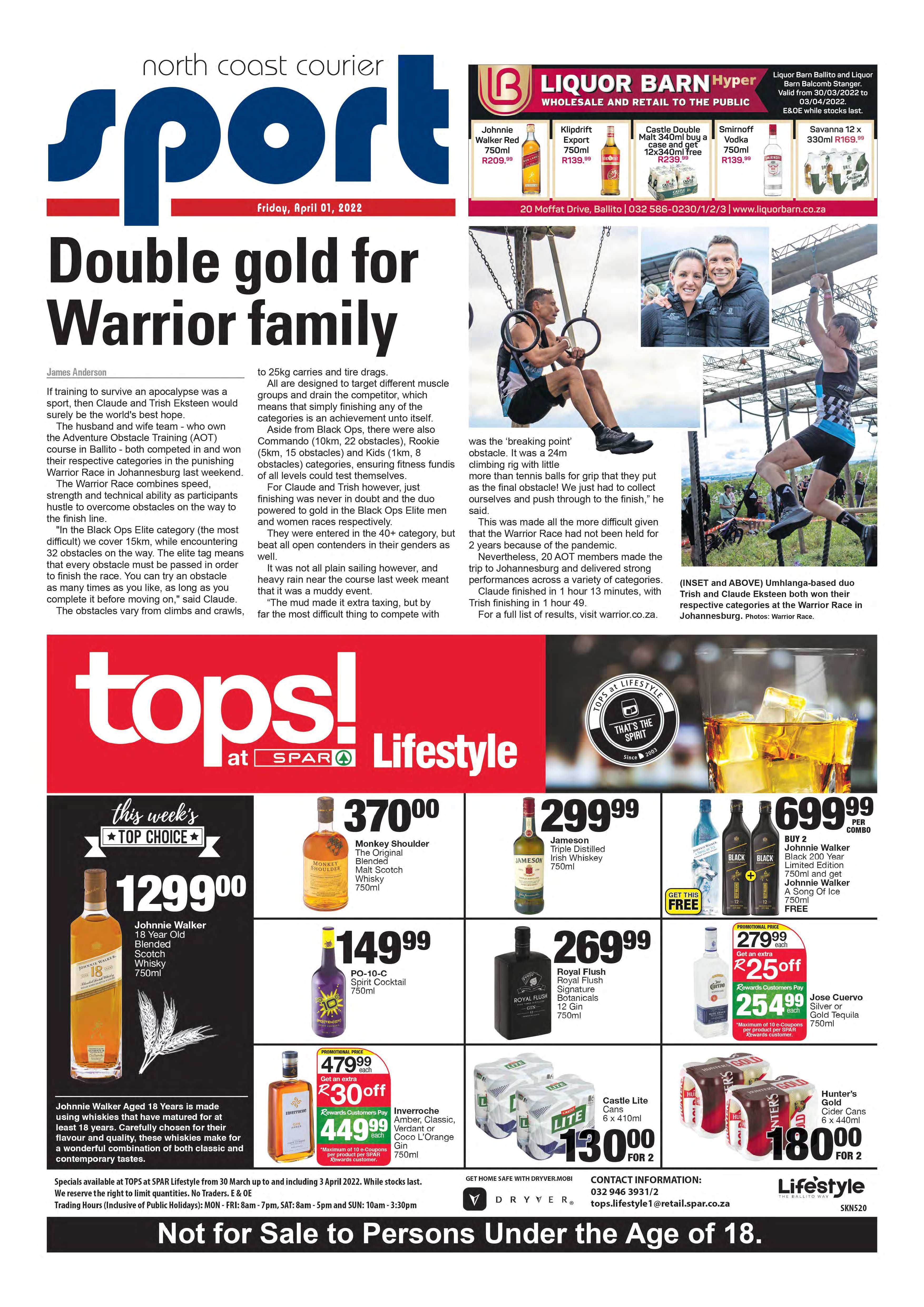 North Coast Courier 01 April 2022 page 20