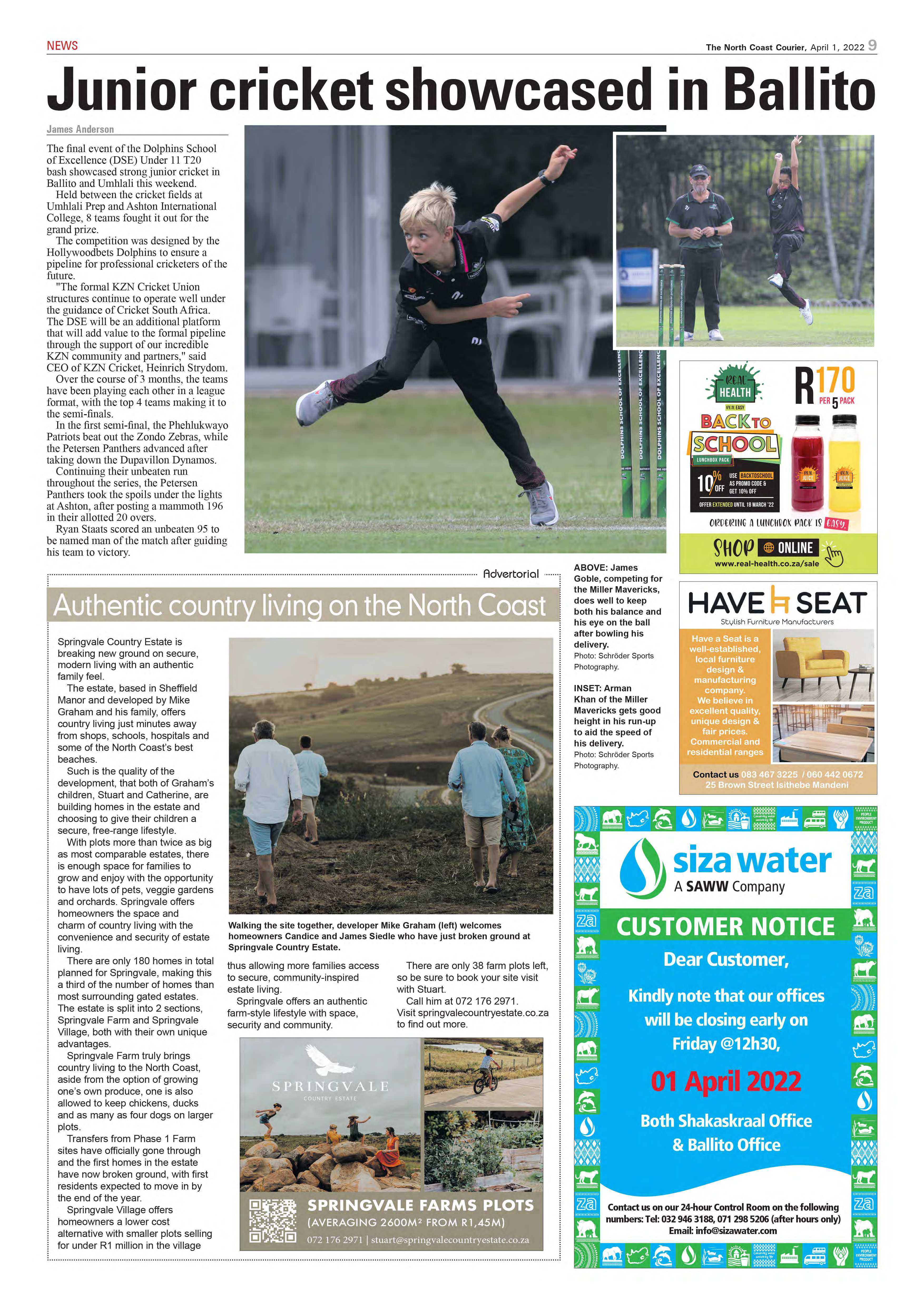 North Coast Courier 01 April 2022 page 9