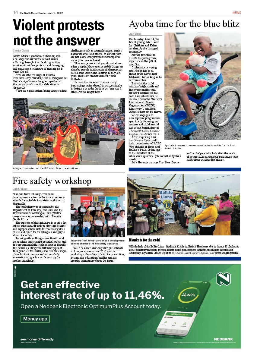 North Coast Courier 01 July 2022 page 14