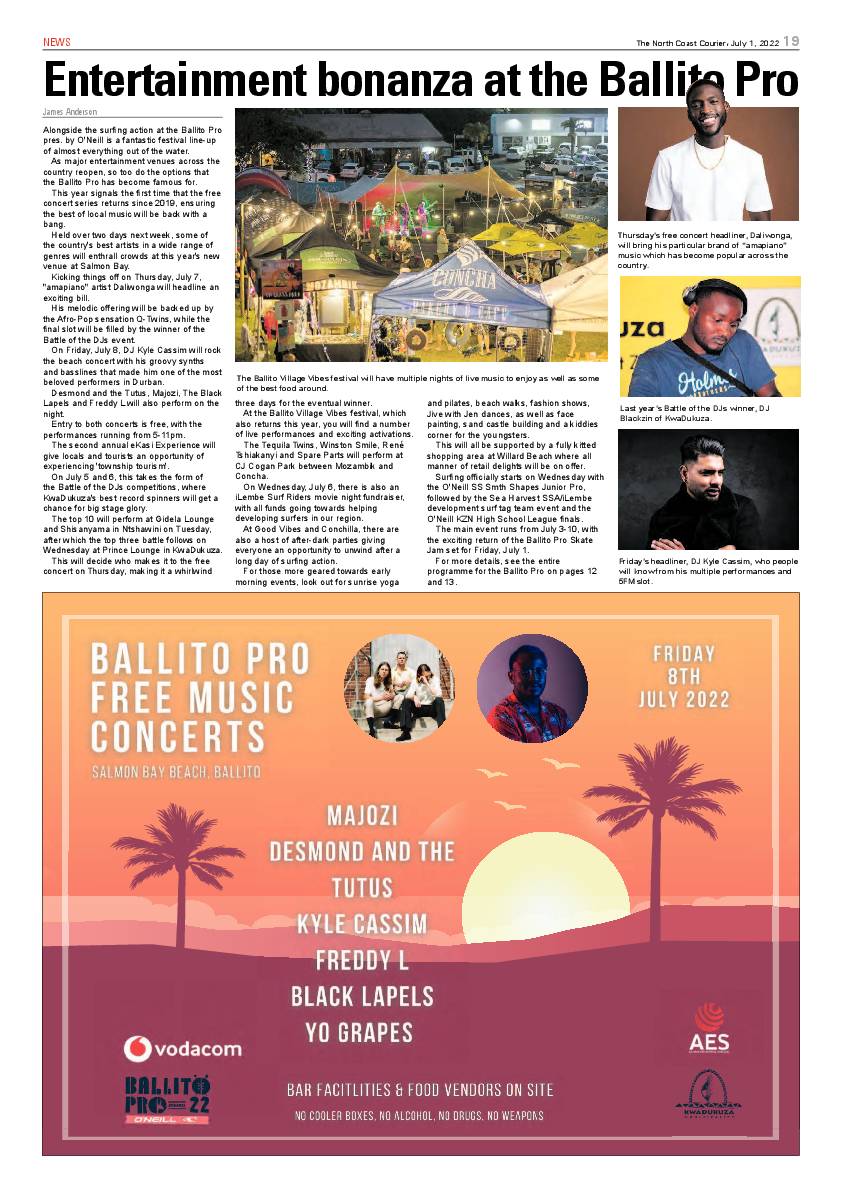 North Coast Courier 01 July 2022 page 19