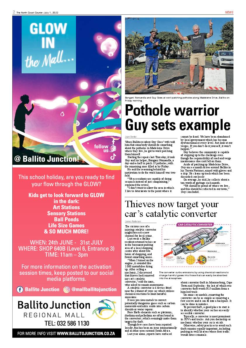 North Coast Courier 01 July 2022 page 2
