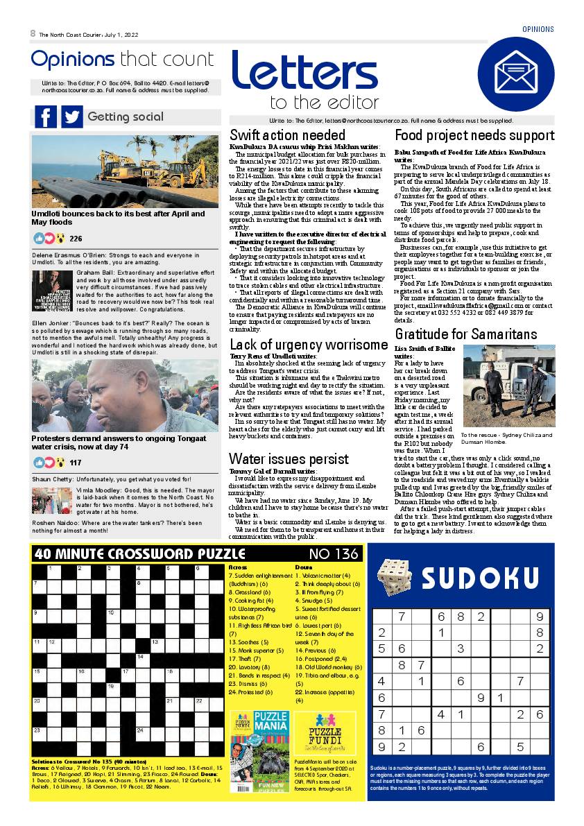 North Coast Courier 01 July 2022 page 8