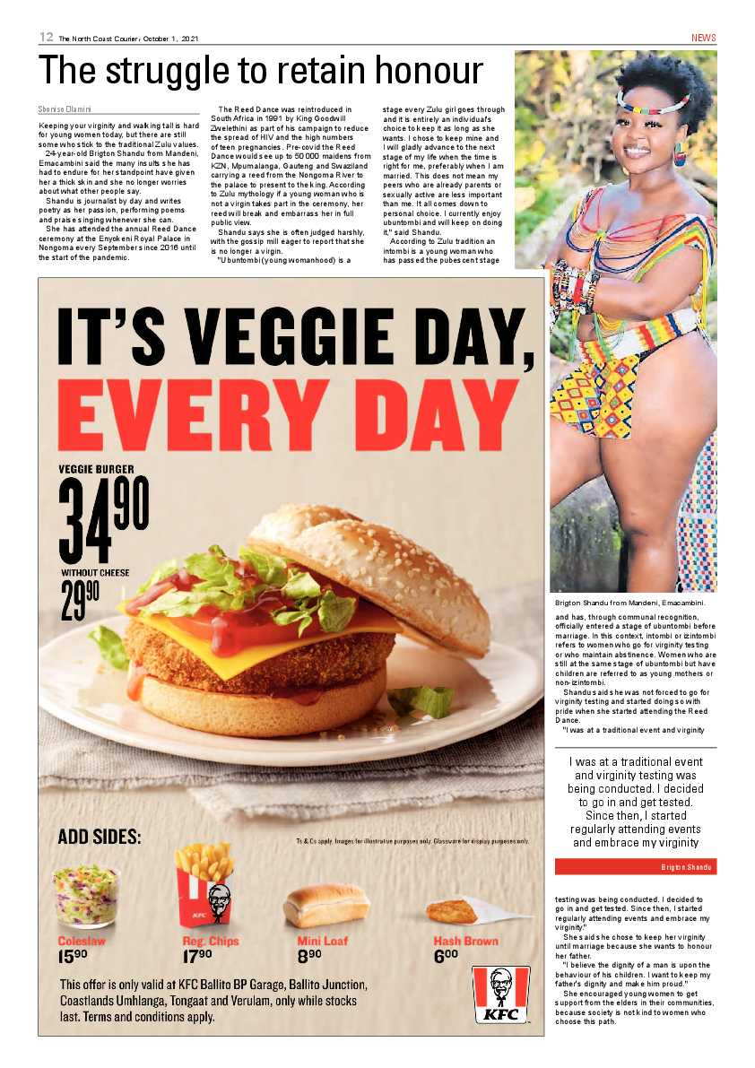 North Coast Courier 01 October 2021 page 12