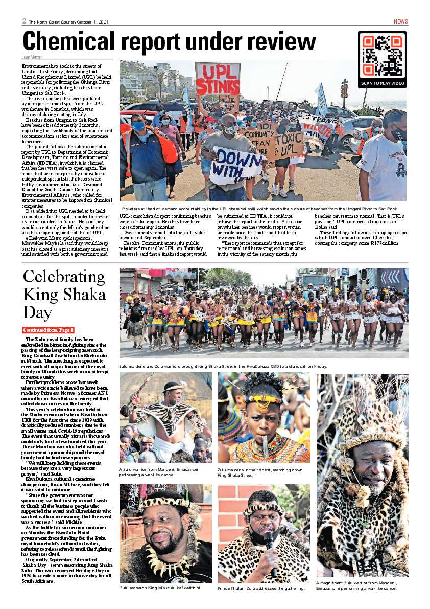 North Coast Courier 01 October 2021 page 2