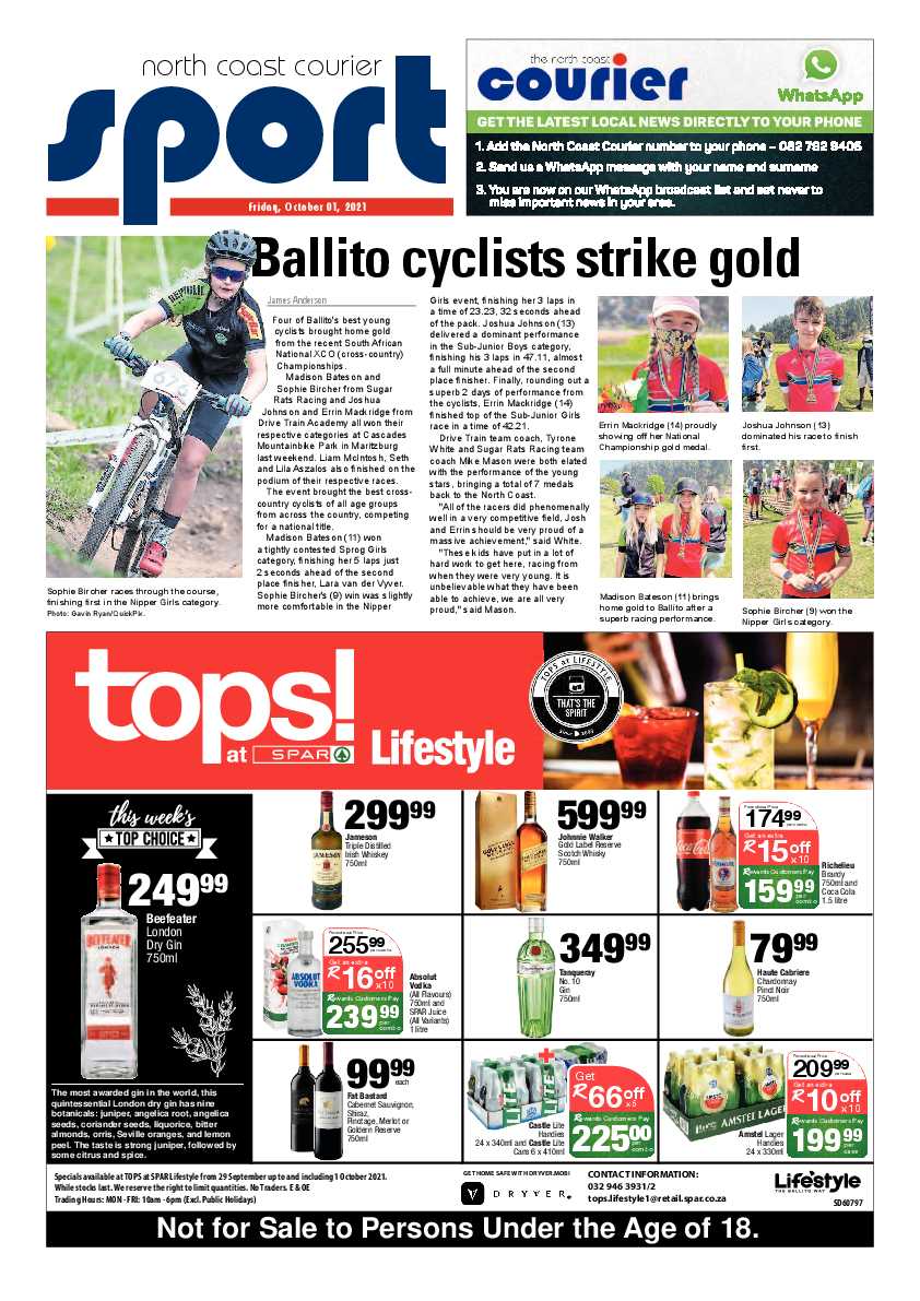 North Coast Courier 01 October 2021 page 20