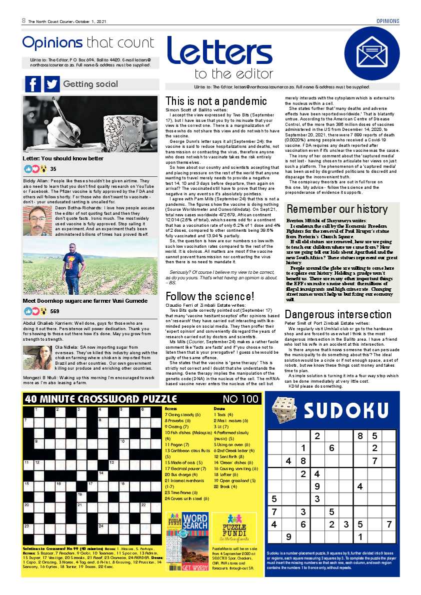North Coast Courier 01 October 2021 page 8