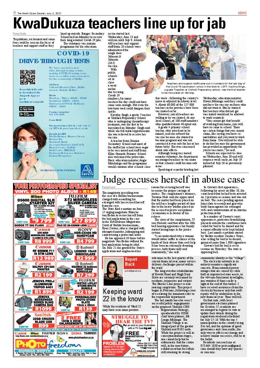 North Coast Courier 02 July 2021 page 6