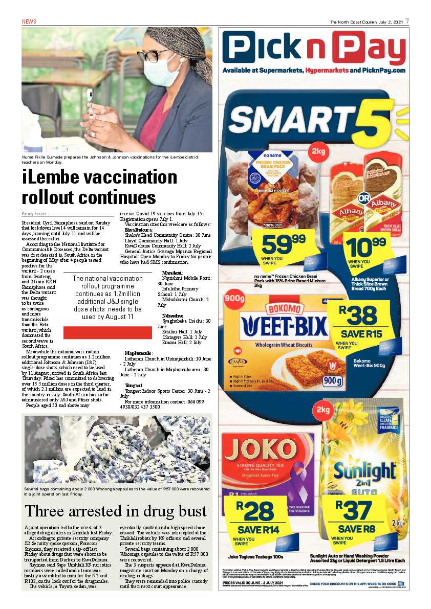 North Coast Courier 02 July 2021 page 7