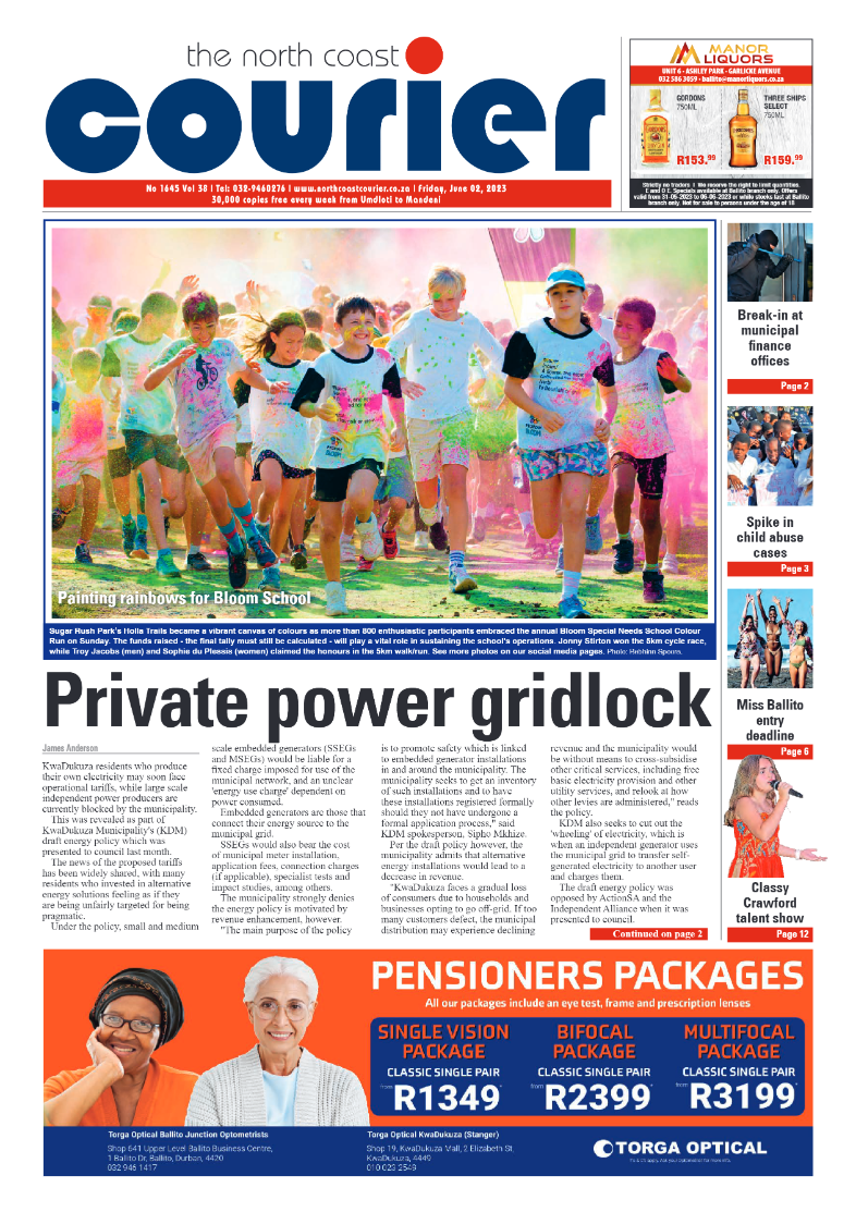 North Coast Courier 02 June 2023 page 1