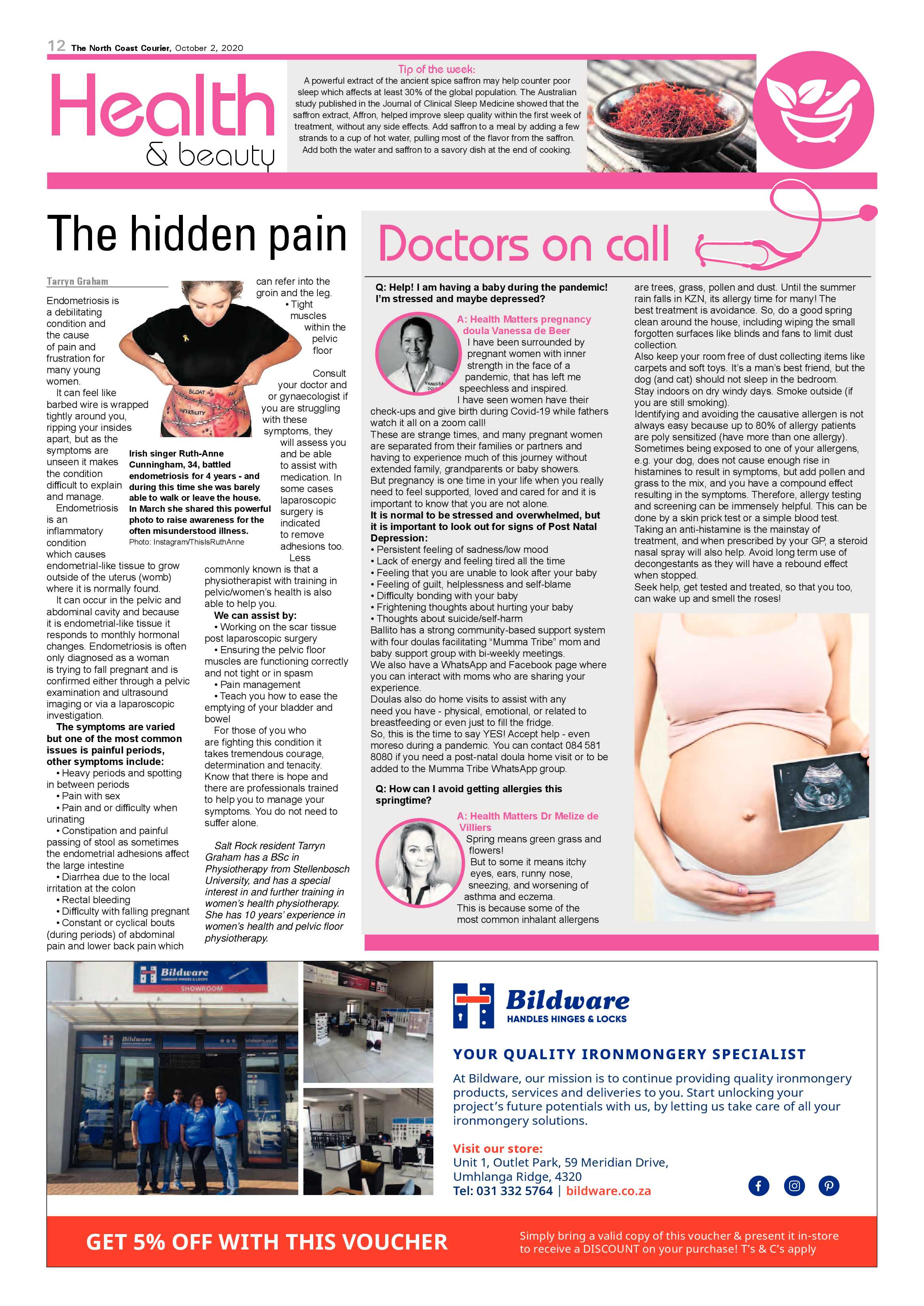 North Coast Courier 02 October 2020 page 12