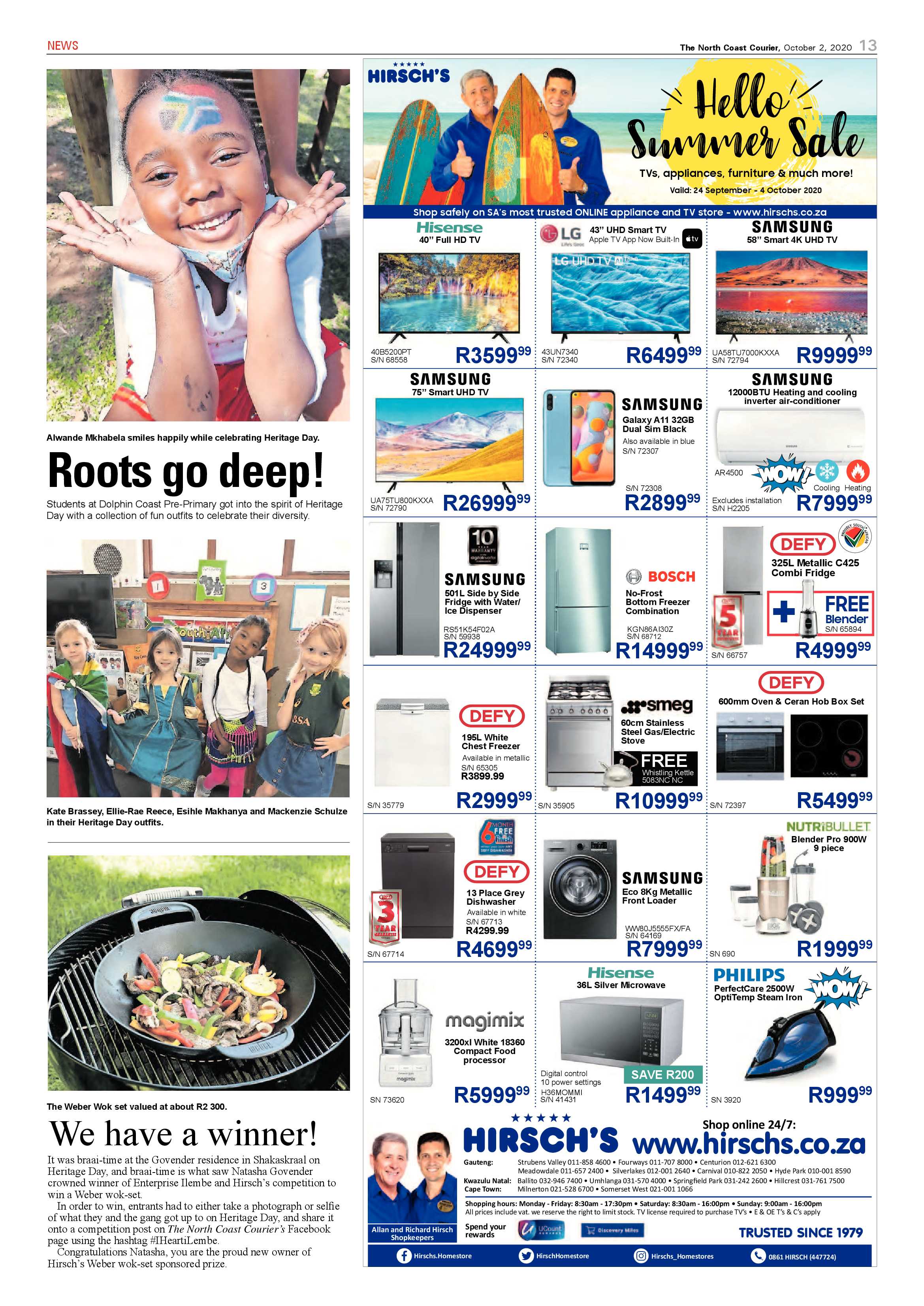North Coast Courier 02 October 2020 page 13