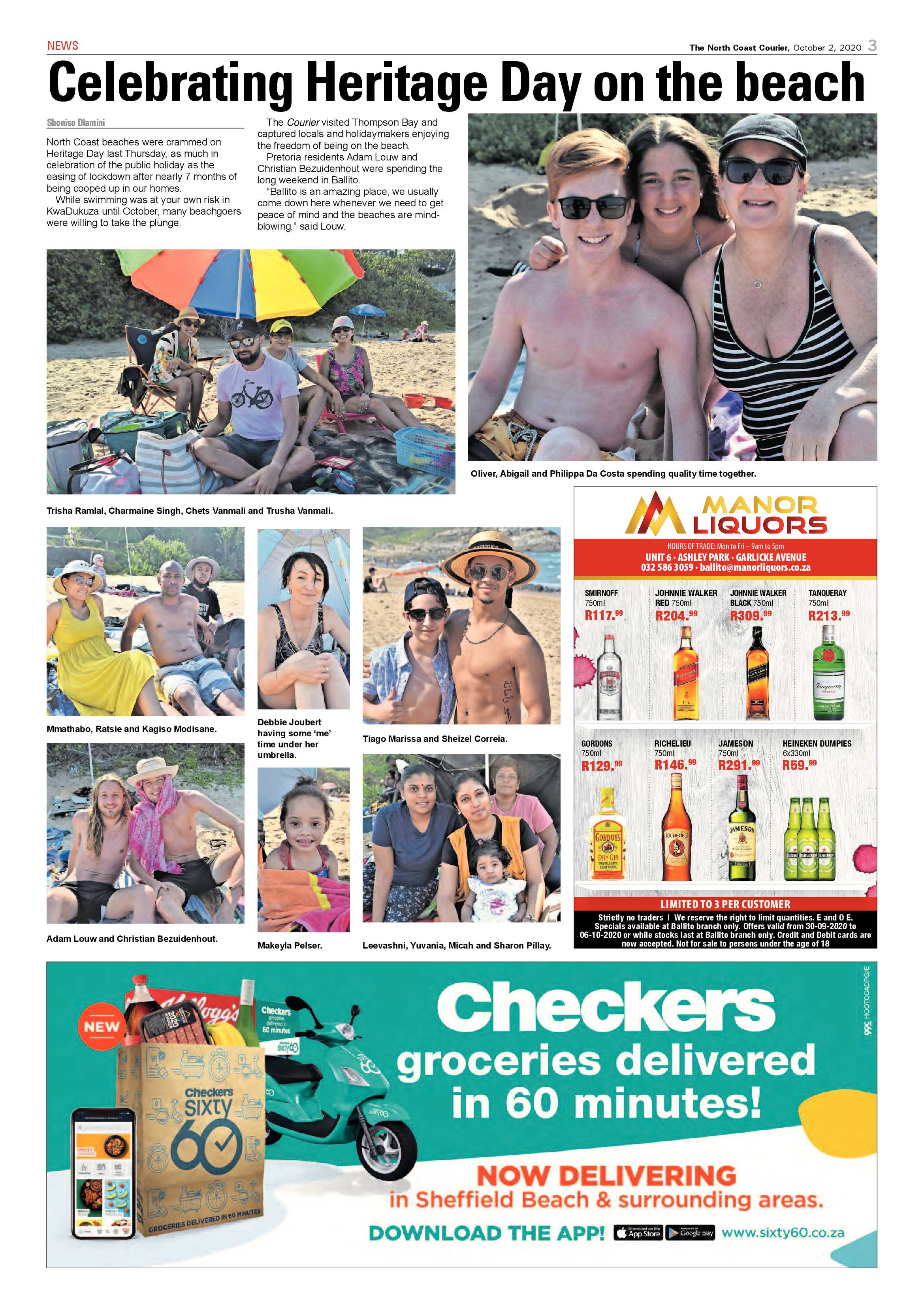 North Coast Courier 02 October 2020 page 3
